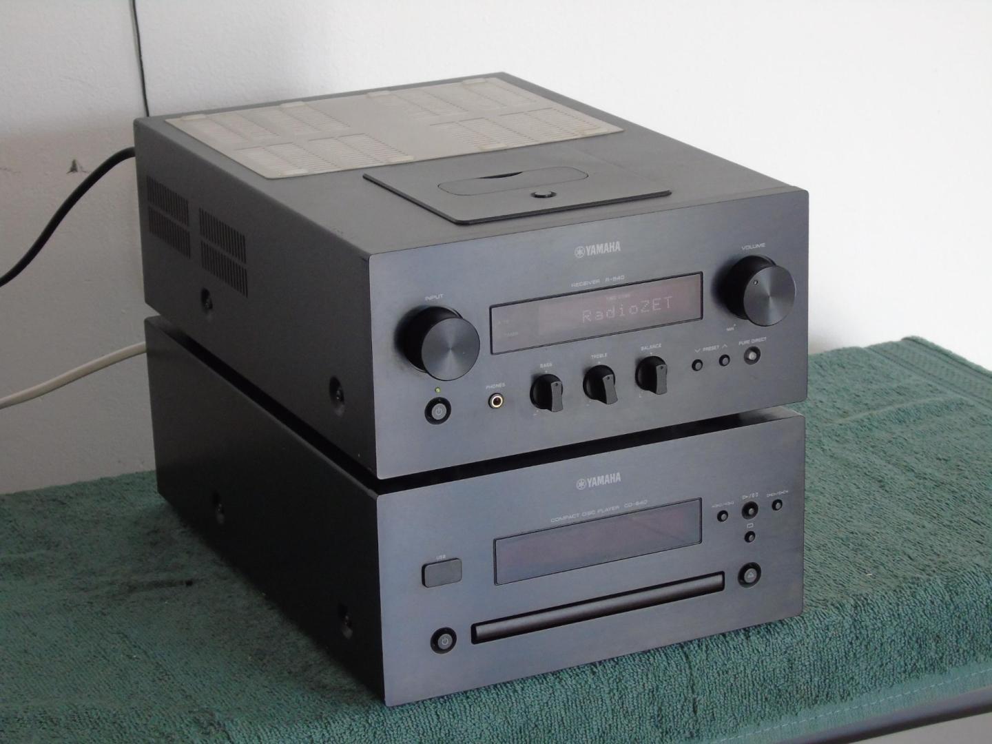 amplituner i cd yamaha r-840 cd-640. wysyłka