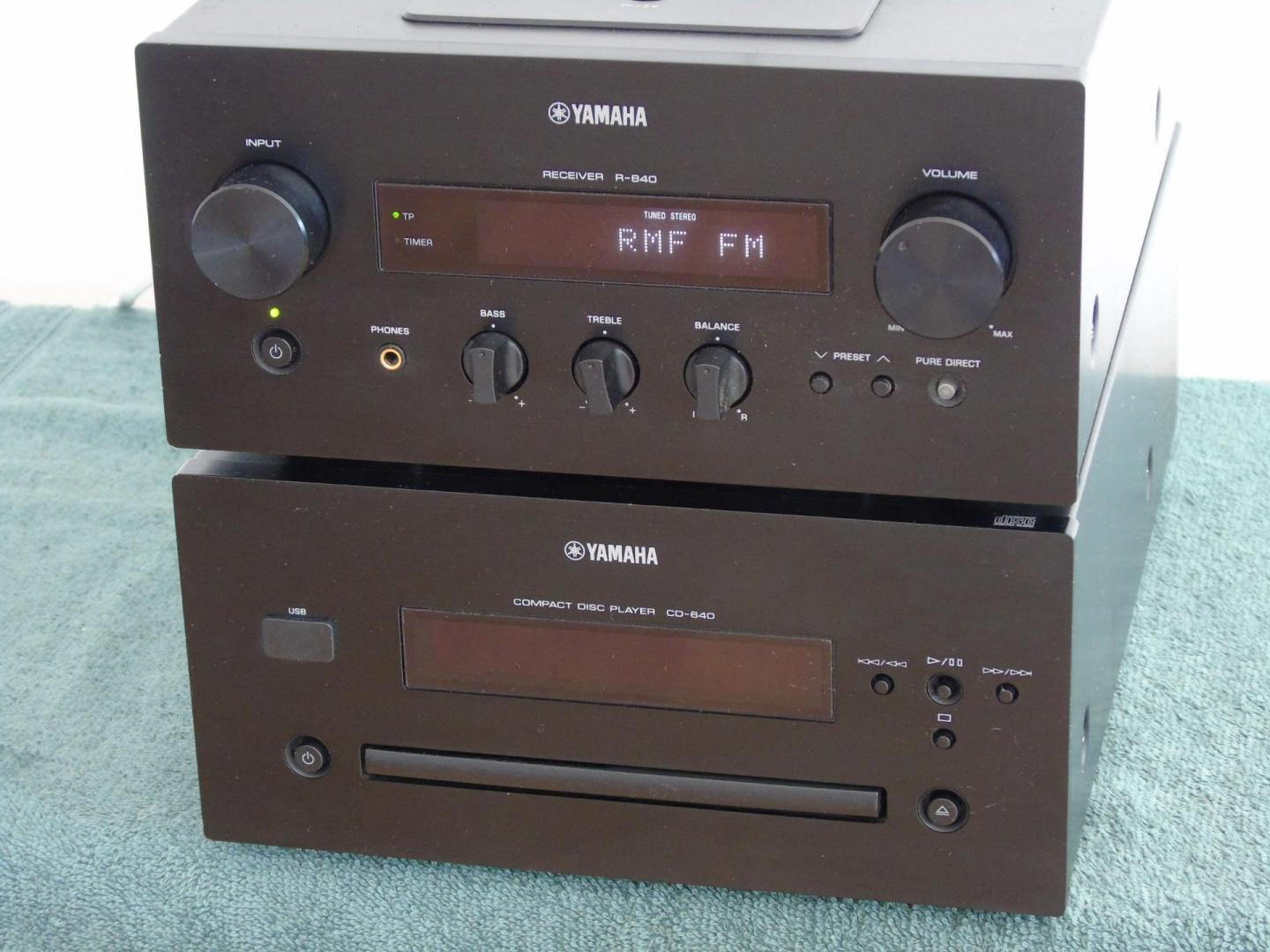 amplituner i cd yamaha r-840 cd-640. wysyłka
