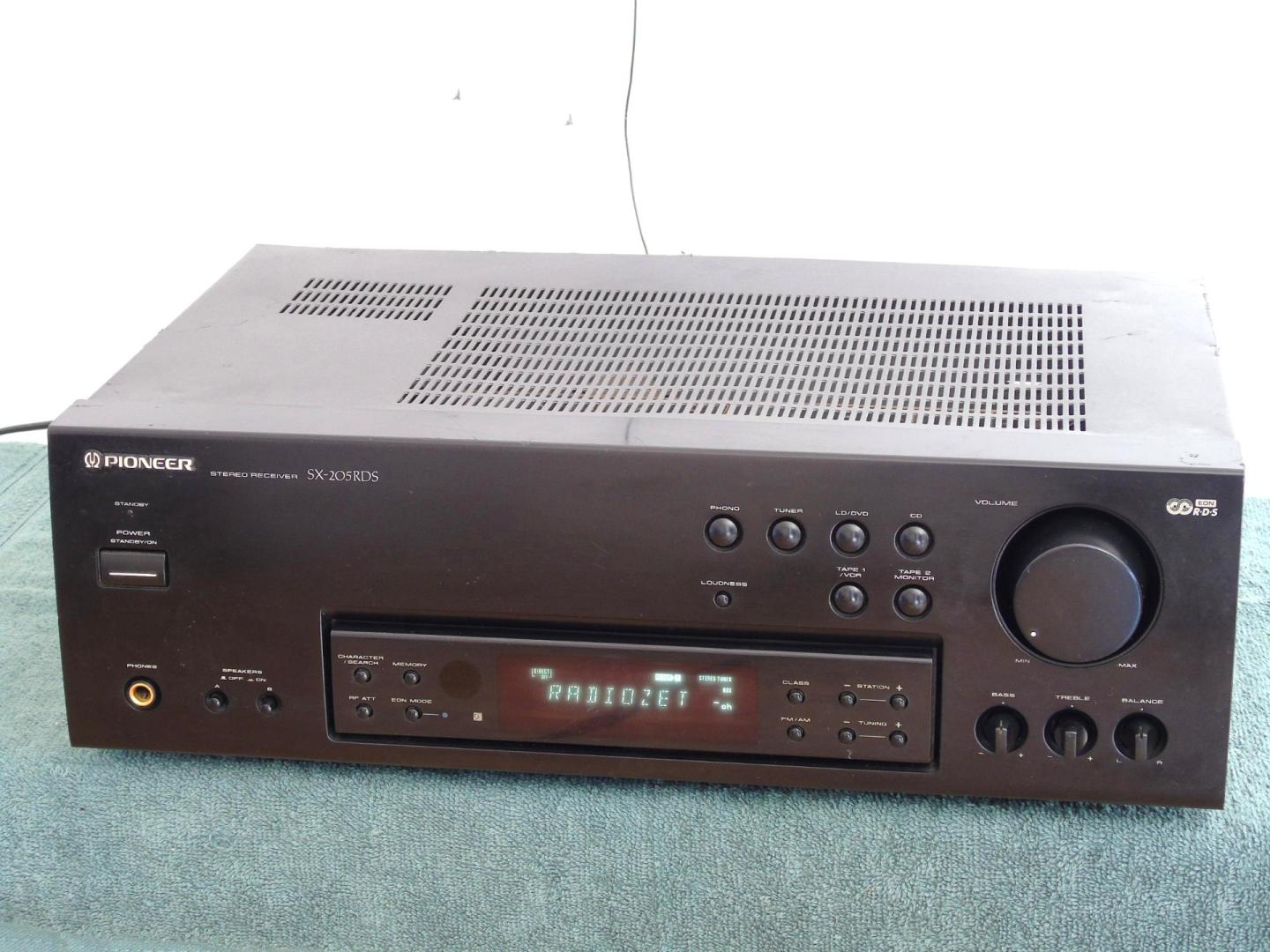 Japoński amplituner Pioneer SX-205 RDS 370 wat sprawny. DOSTAWA