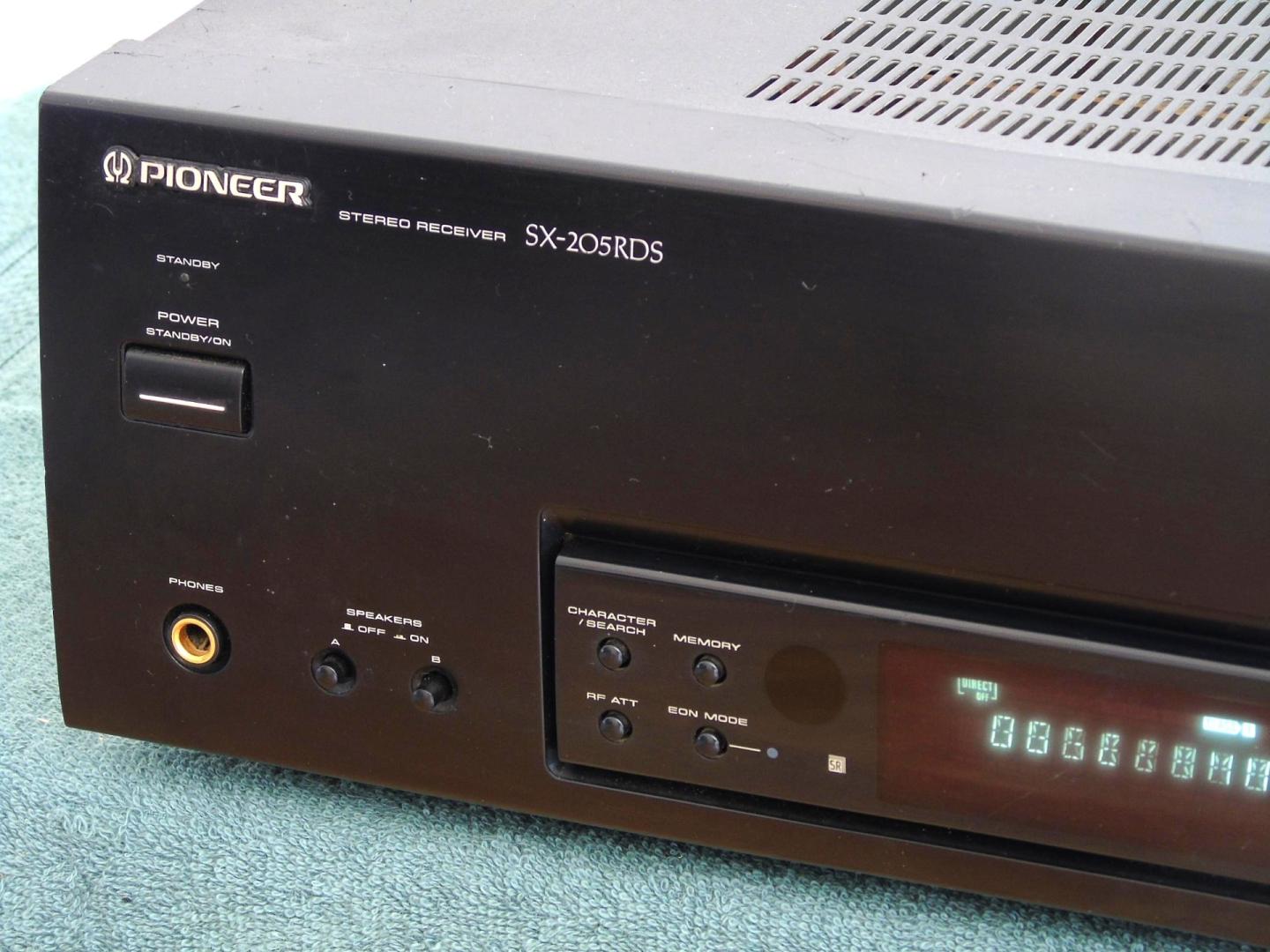 Japoński amplituner Pioneer SX-205 RDS 370 wat sprawny. DOSTAWA