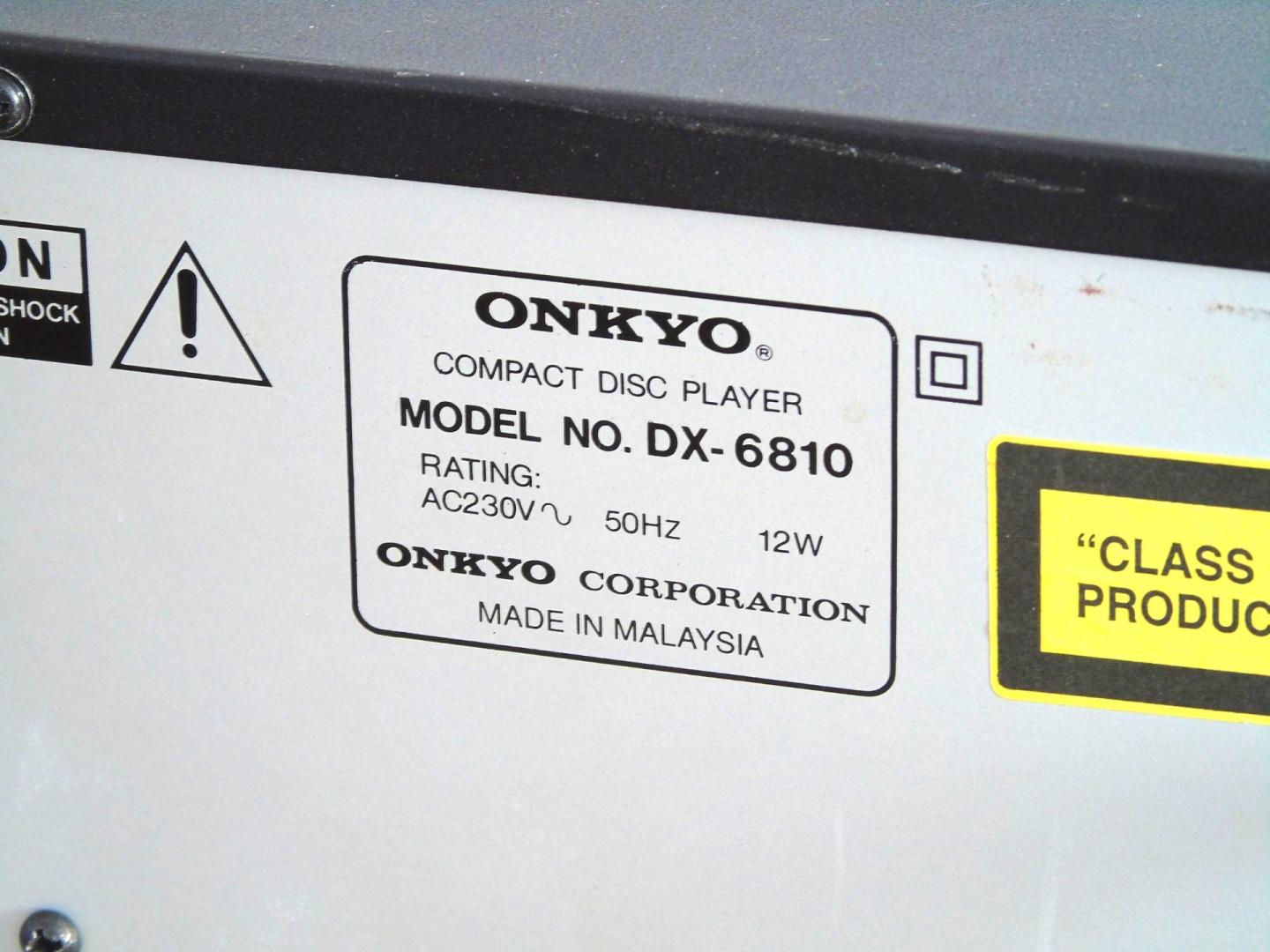 cd onkyo dx-6810 sprawny i ładny. wysyłka.