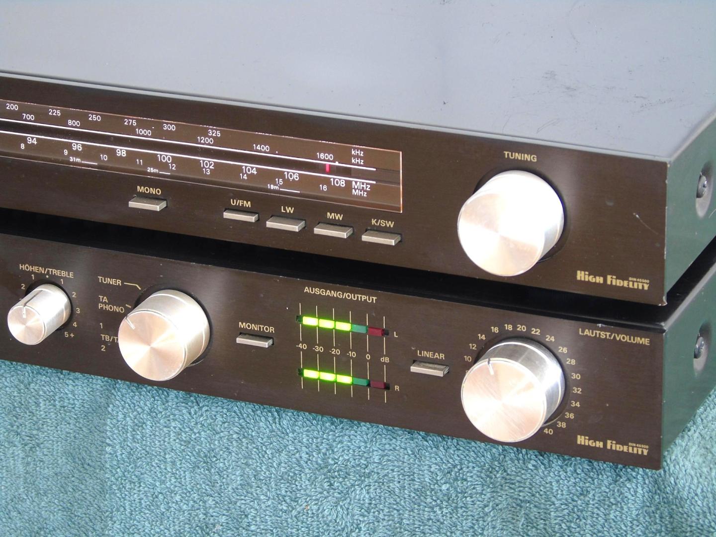 wzmacniacz i tuner grundig sv i st 1000 vintage. dostawa