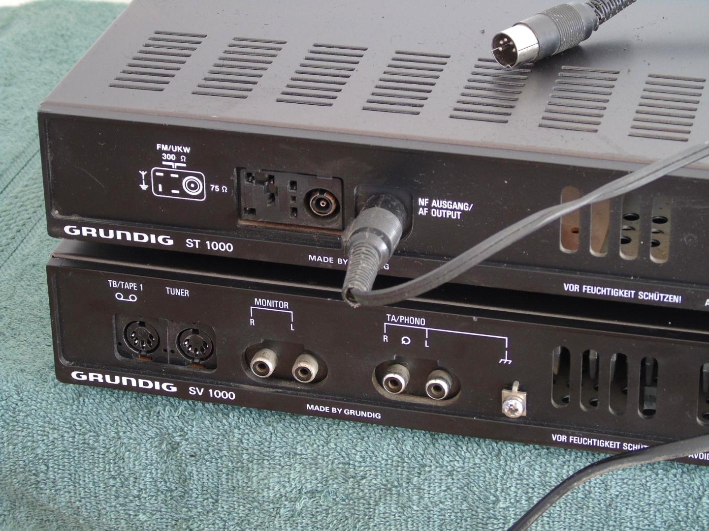 wzmacniacz i tuner grundig sv i st 1000 vintage. dostawa