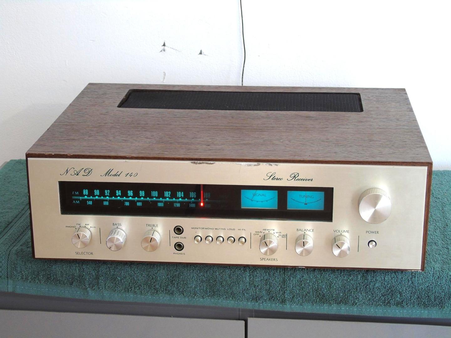 amplituner nad model 140 vintage. dostawa