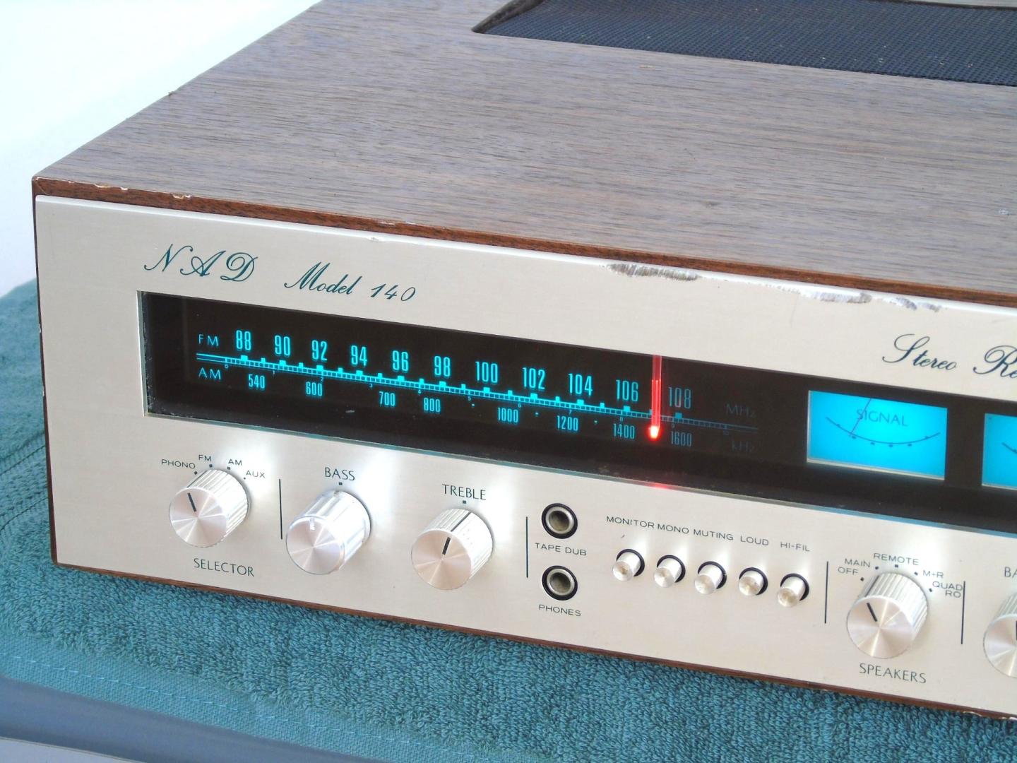amplituner nad model 140 vintage. dostawa