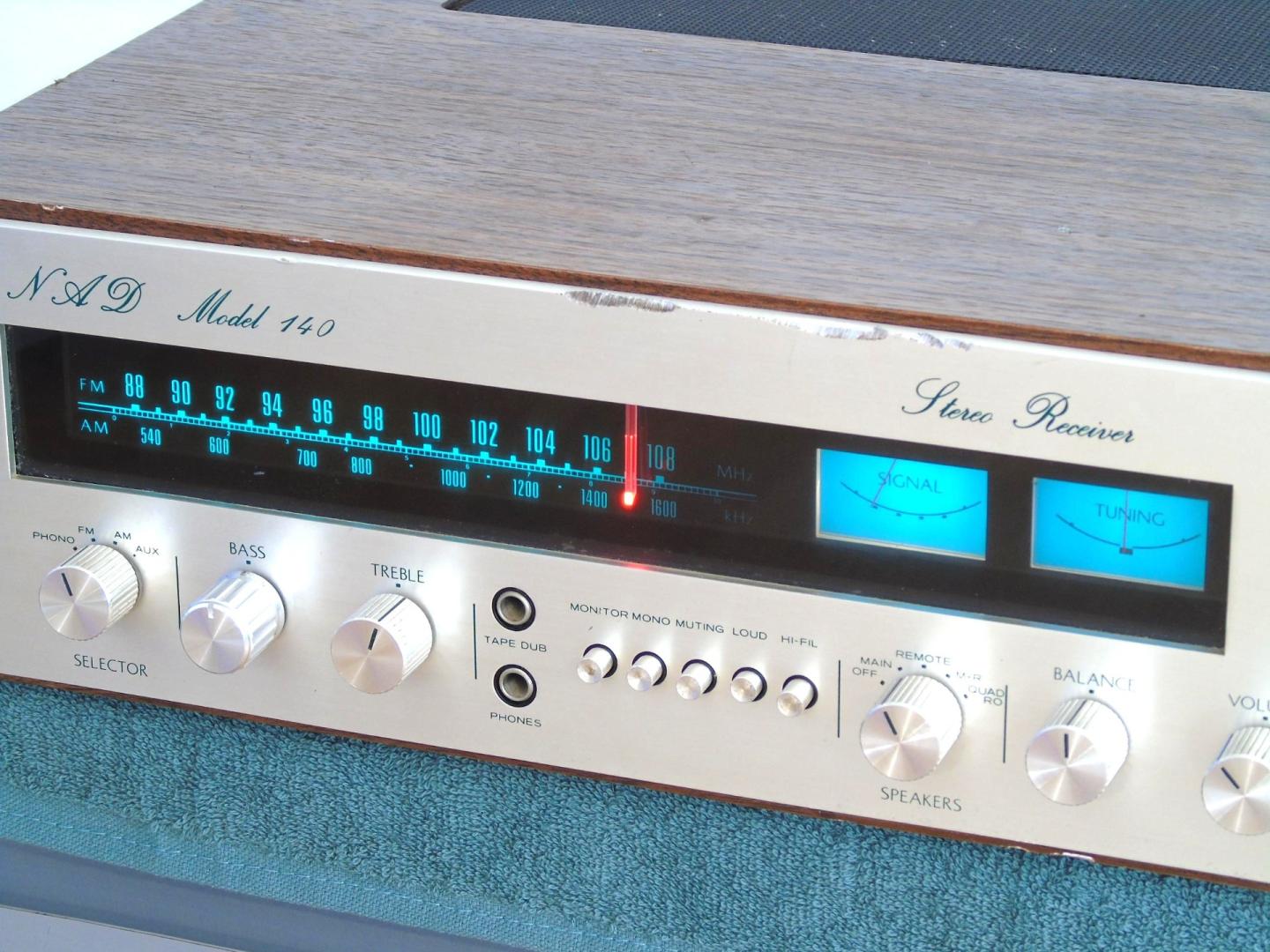 amplituner nad model 140 vintage. dostawa