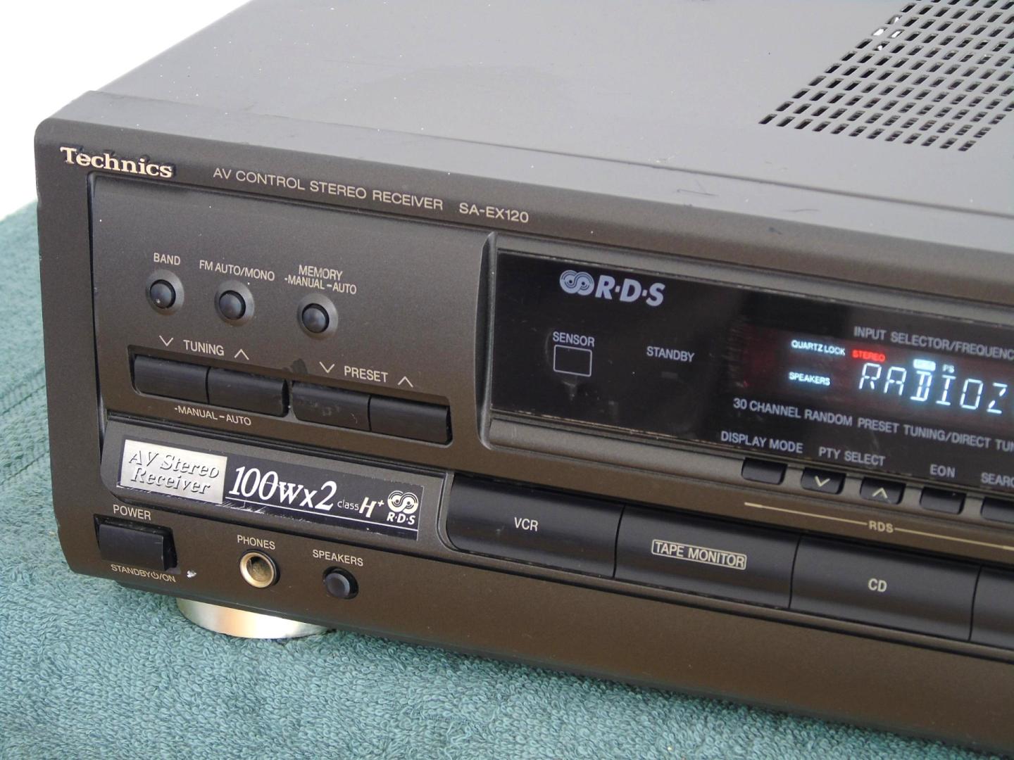 Wzmacniacz z radiem Technics SA-EX 120 sprawny i mocny 2x 100 wat. DOS