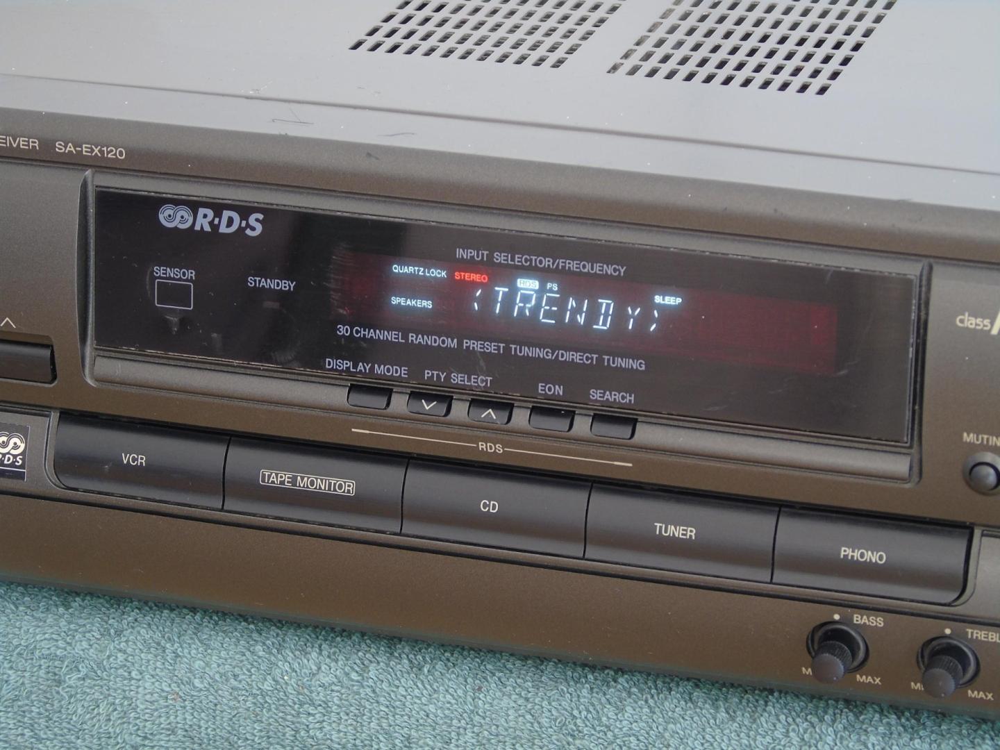 Wzmacniacz z radiem Technics SA-EX 120 sprawny i mocny 2x 100 wat. DOS