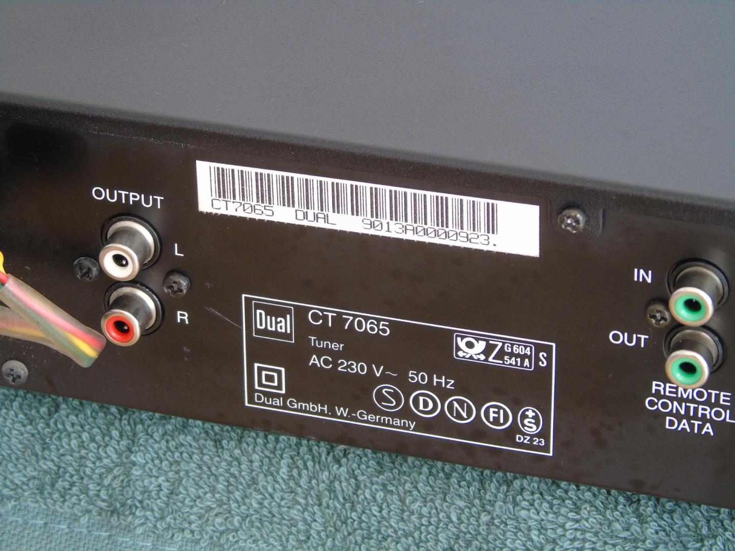 Tuner radiowy Dual CT-7065 sprawny i ładny. WYSYŁKA.