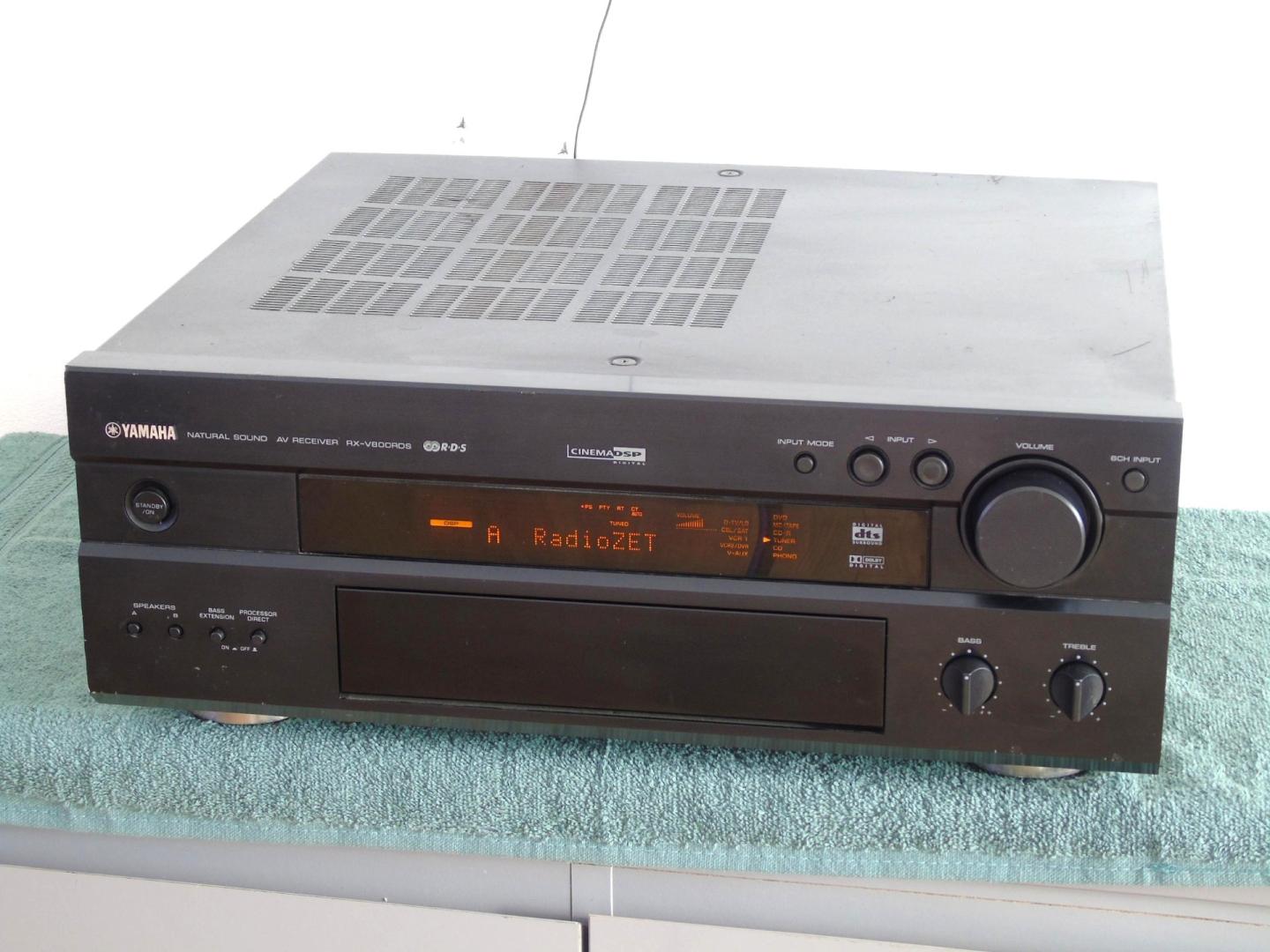 amplituner yamaha rx-v800 rds mocny 2x 140 wat. dostawa