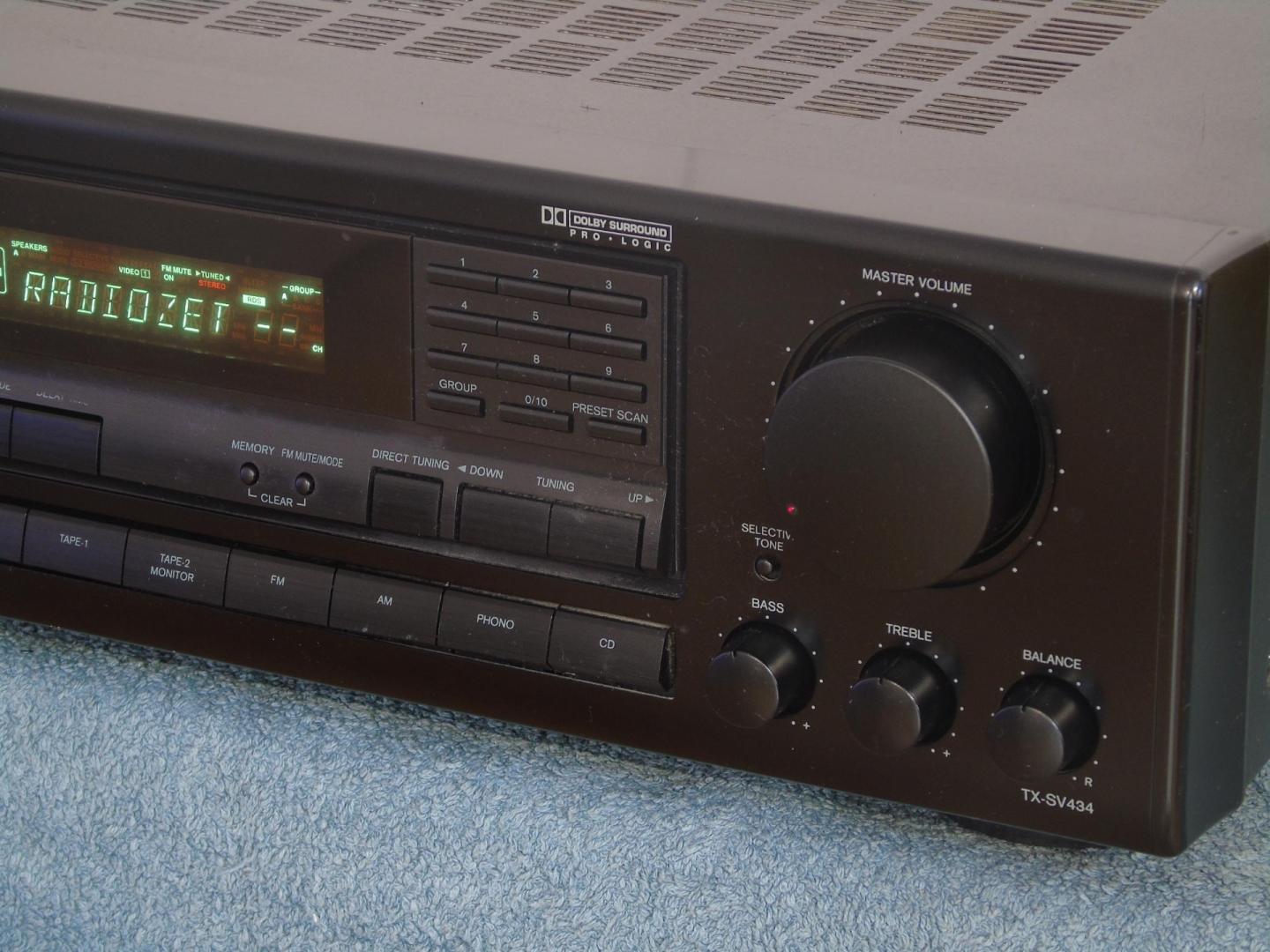 amplituner onkyo tx-sv 434 mocny 240 wat. dostawa.