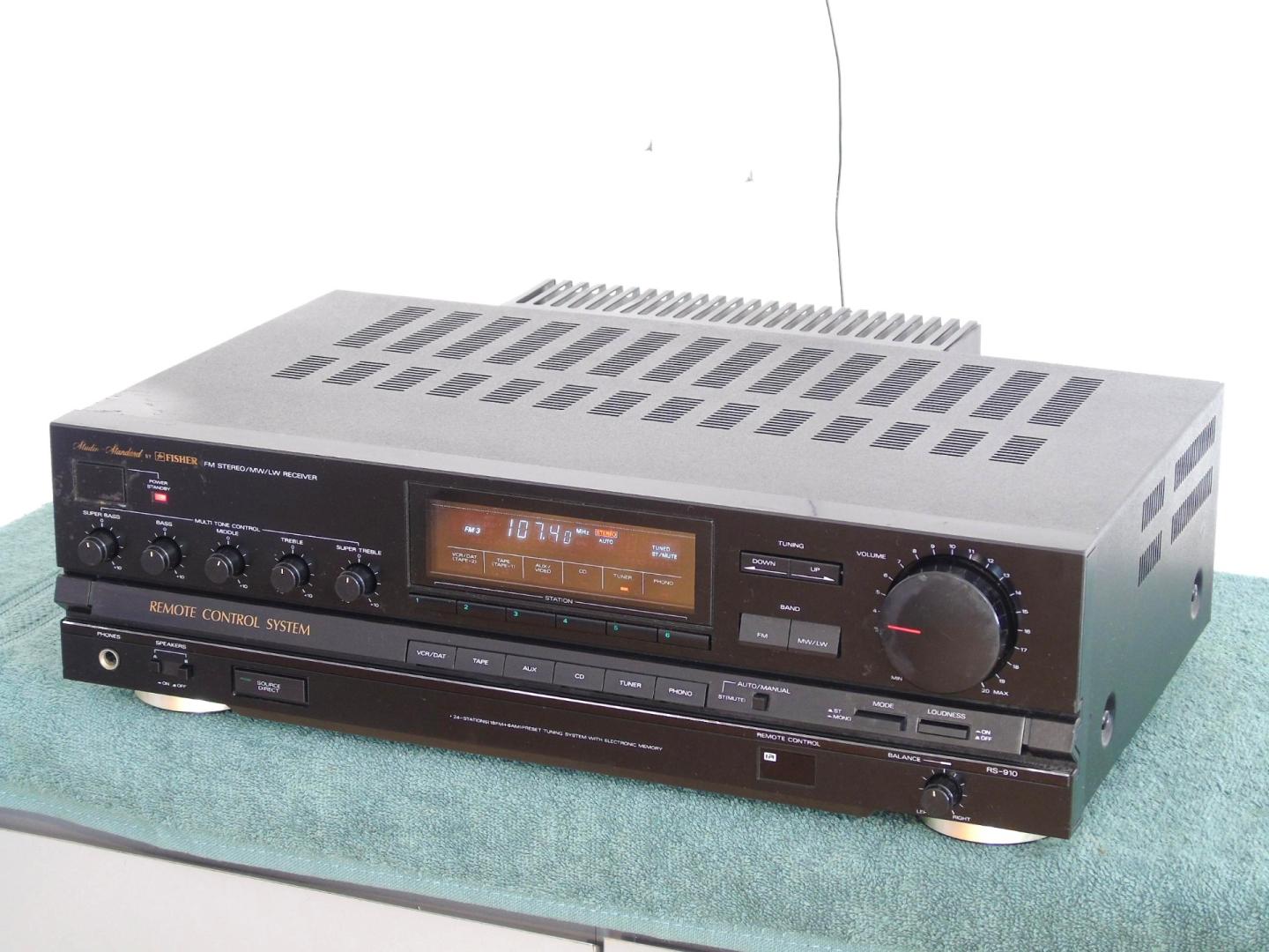 amplituner fisher rs-910 mocny. wysyłka.