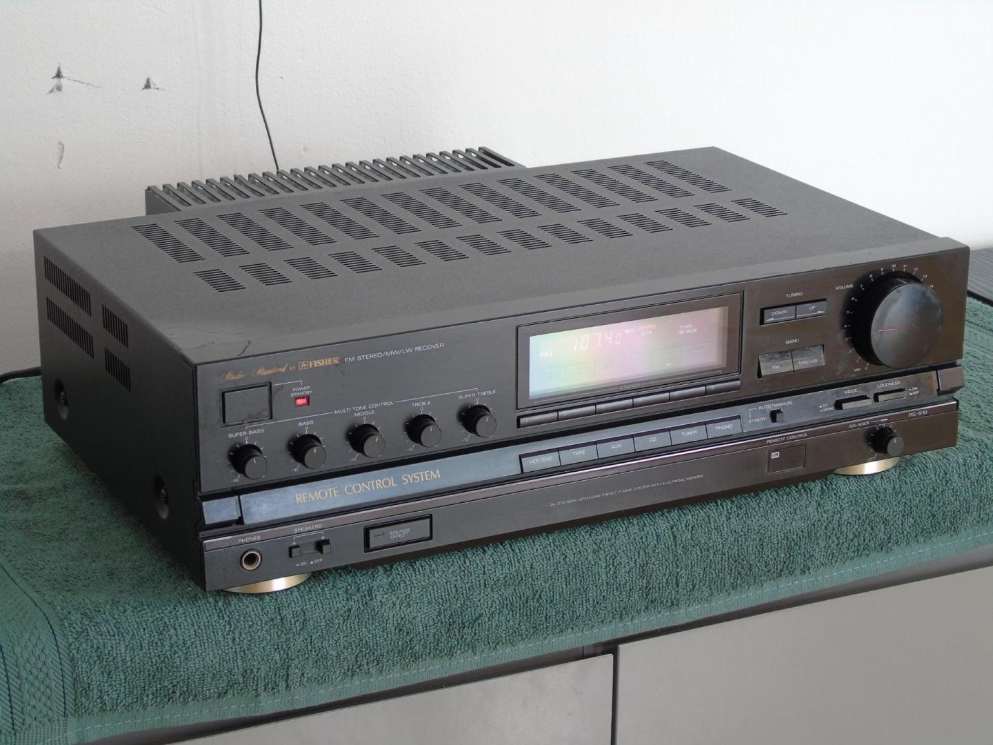 amplituner fisher rs-910 mocny. wysyłka.