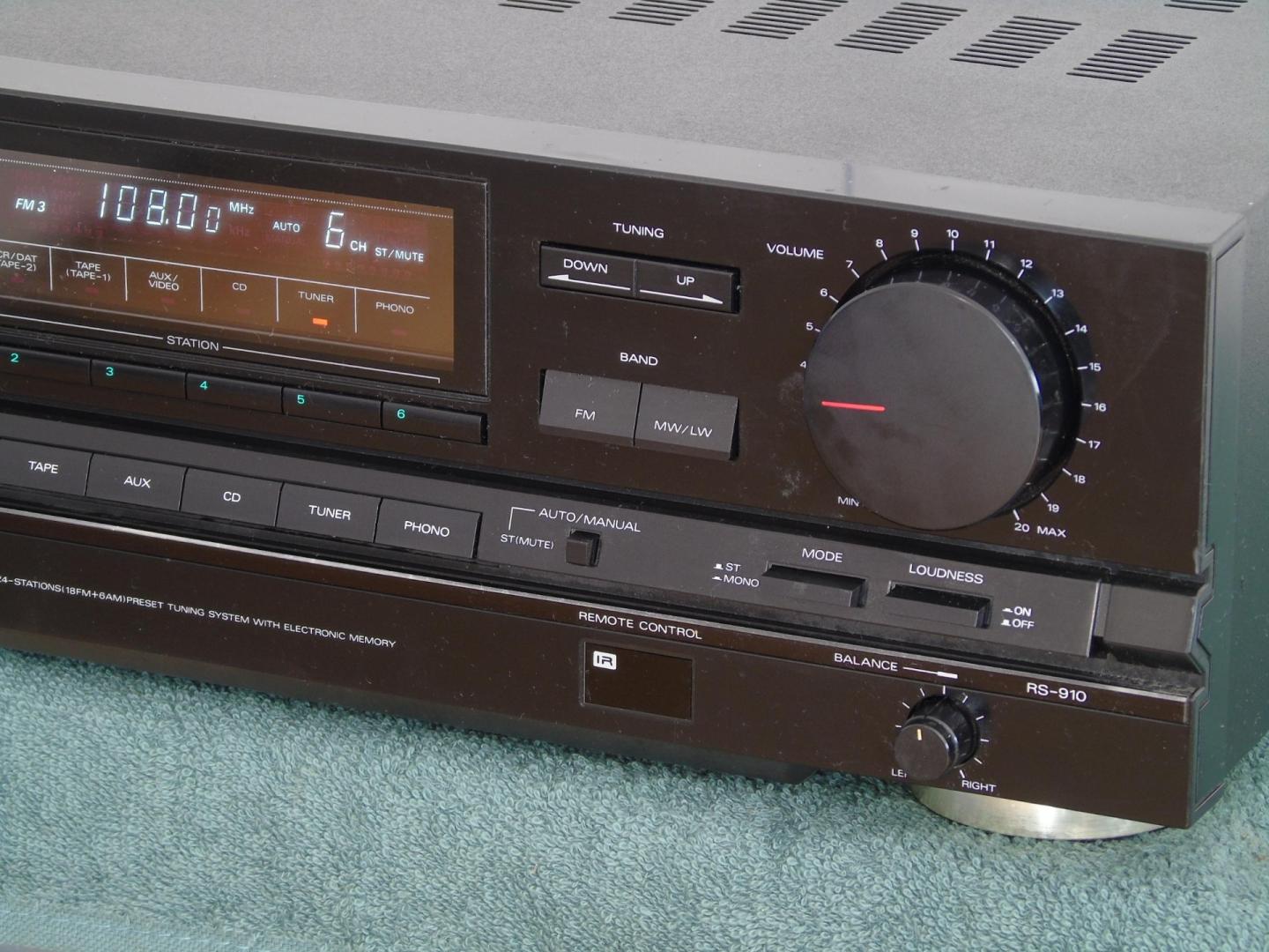 amplituner fisher rs-910 mocny. wysyłka.