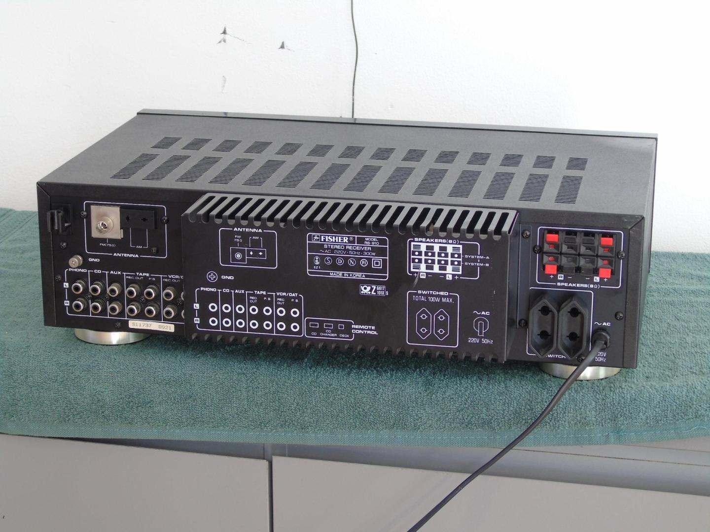 amplituner fisher rs-910 mocny. wysyłka.