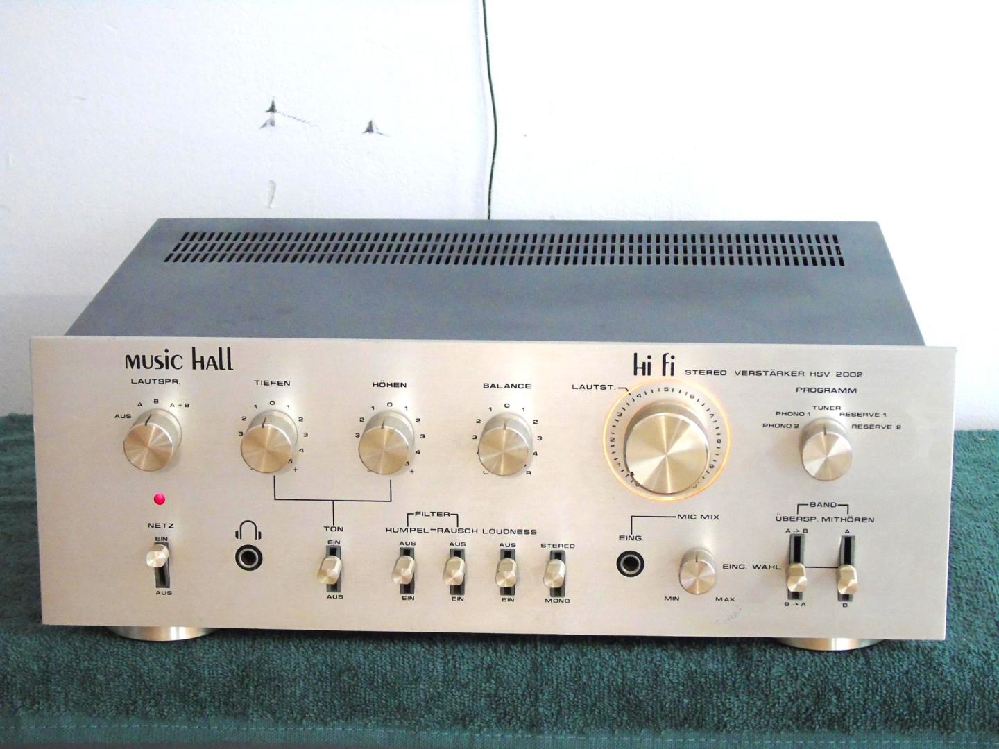 wzmacniacz music hall hvs 2002 vintage. dostawa