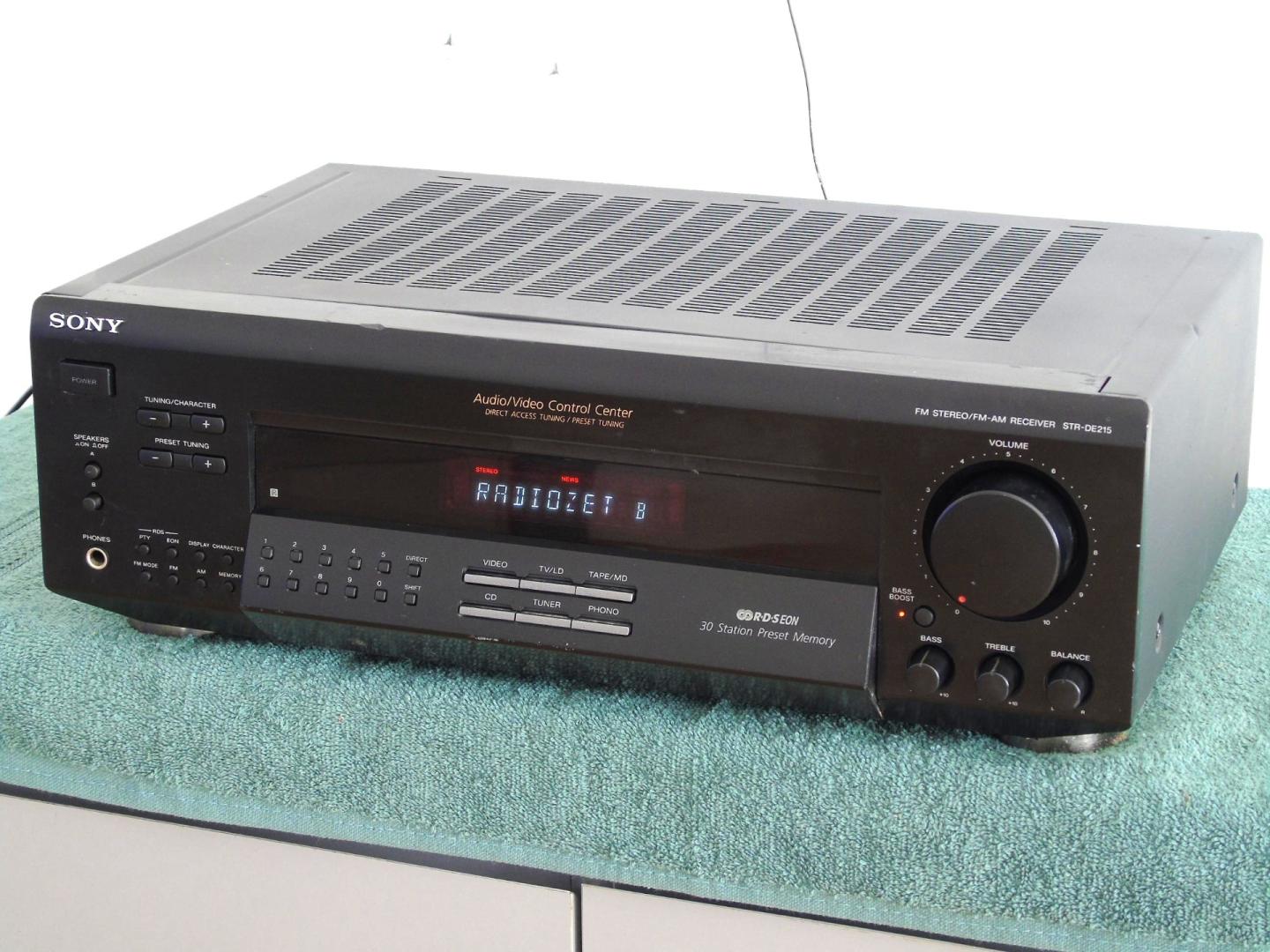 amplituner sony str-de215 rds sprawny. wysyłka