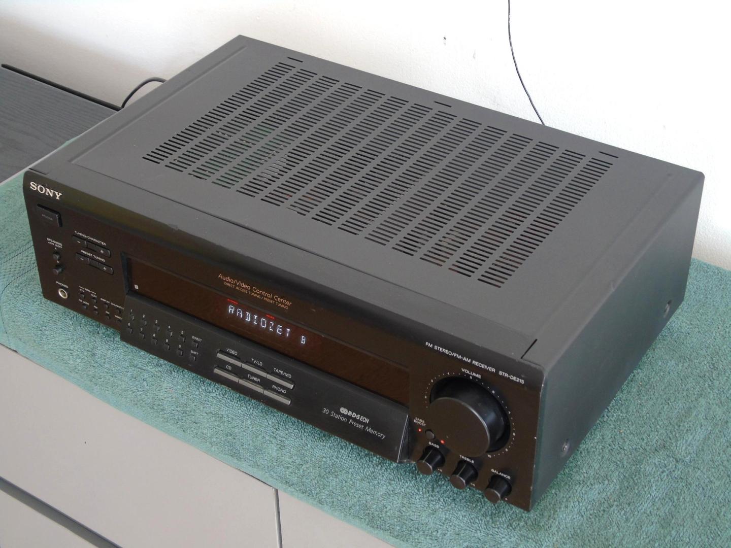 amplituner sony str-de215 rds sprawny. wysyłka
