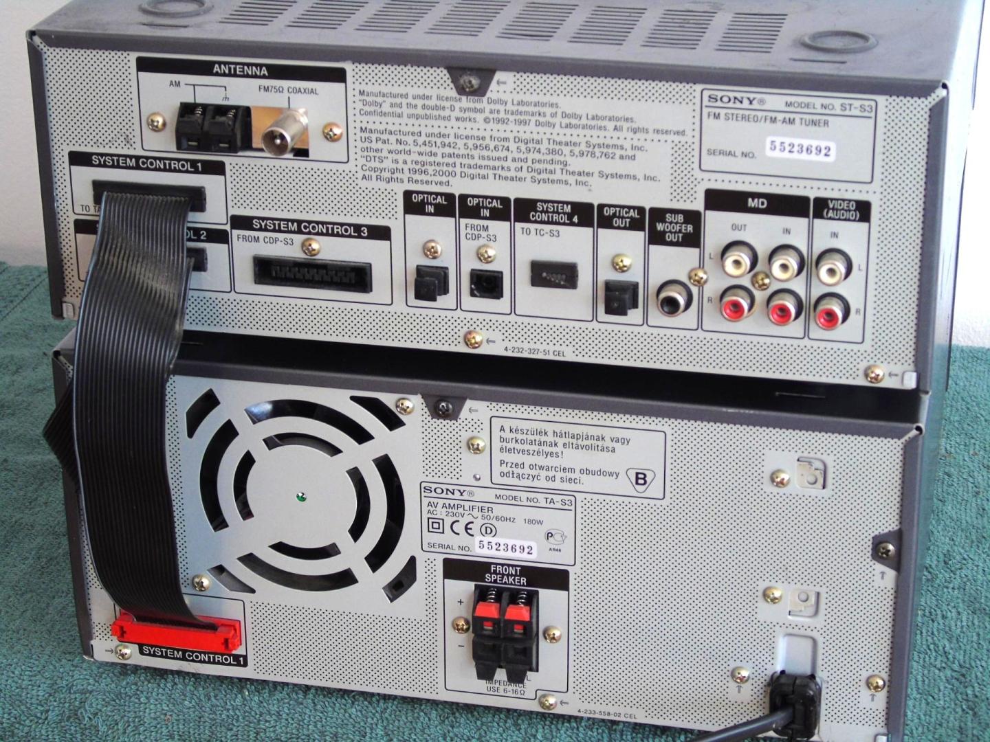 Wzmacniacz stereo Sony TA-S3 korektor graficzny wejście optyczne. DOST