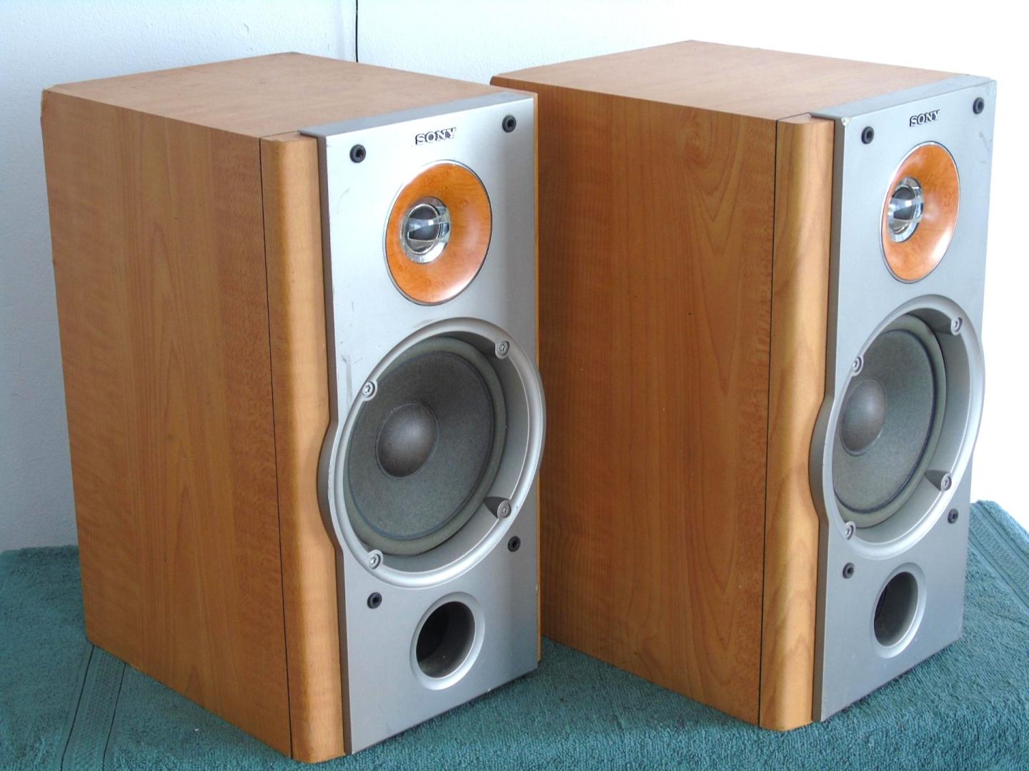 Japońskie kolumny stereo Sony sprawne. DOSTAWA.