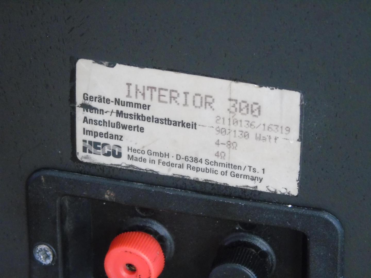 Kolumny Heco Interior 300 świetne stereo Vintage. DOSTAWA