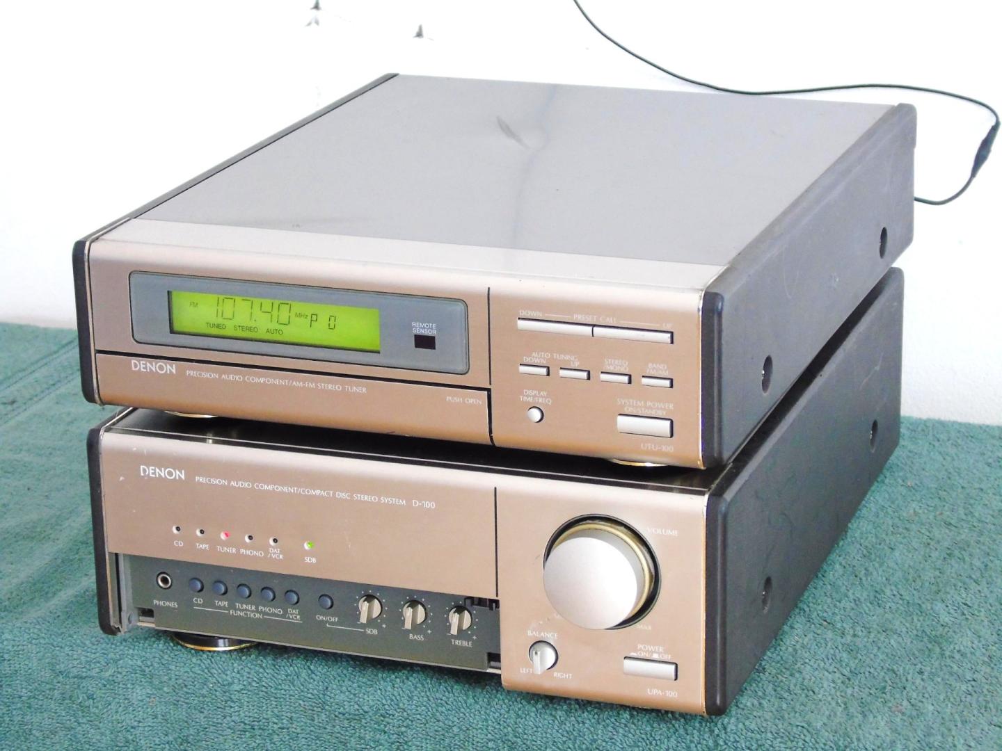 Wzmacniacz z radiem Denon seria UPA-100 UTU-100 sprawny. WYSYŁKA