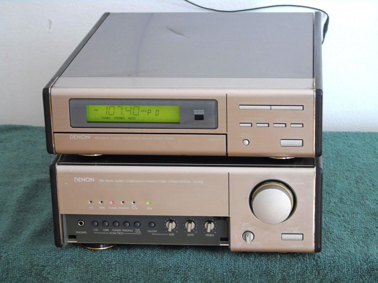Wzmacniacz z radiem Denon seria UPA-100 UTU-100 sprawny. WYSYŁKA