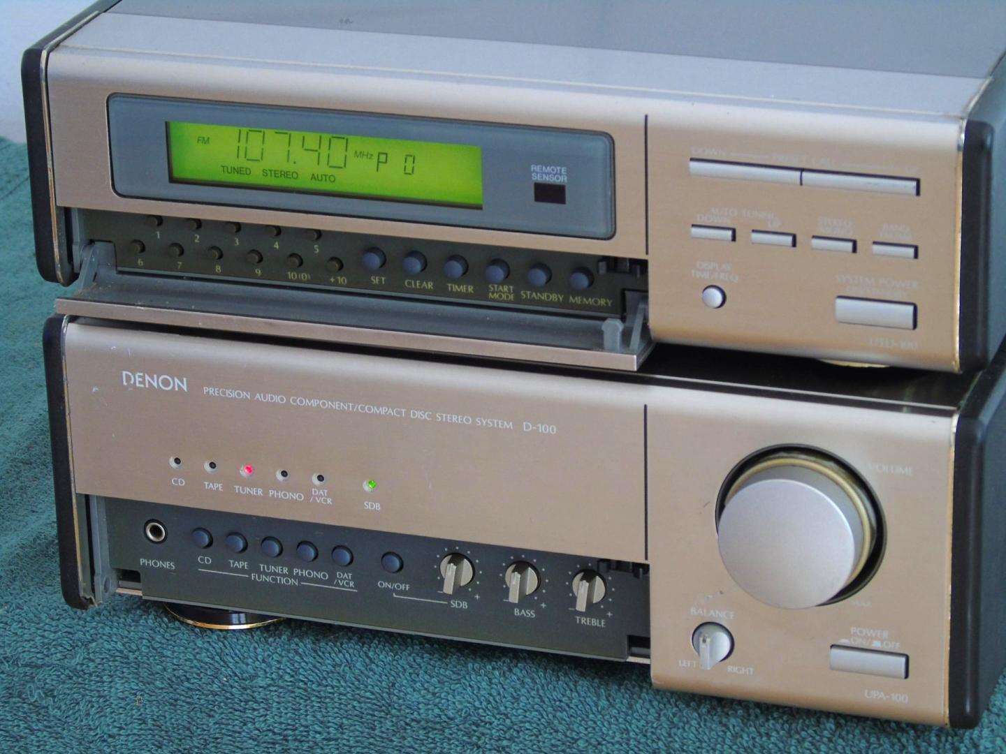 Wzmacniacz z radiem Denon seria UPA-100 UTU-100 sprawny. WYSYŁKA