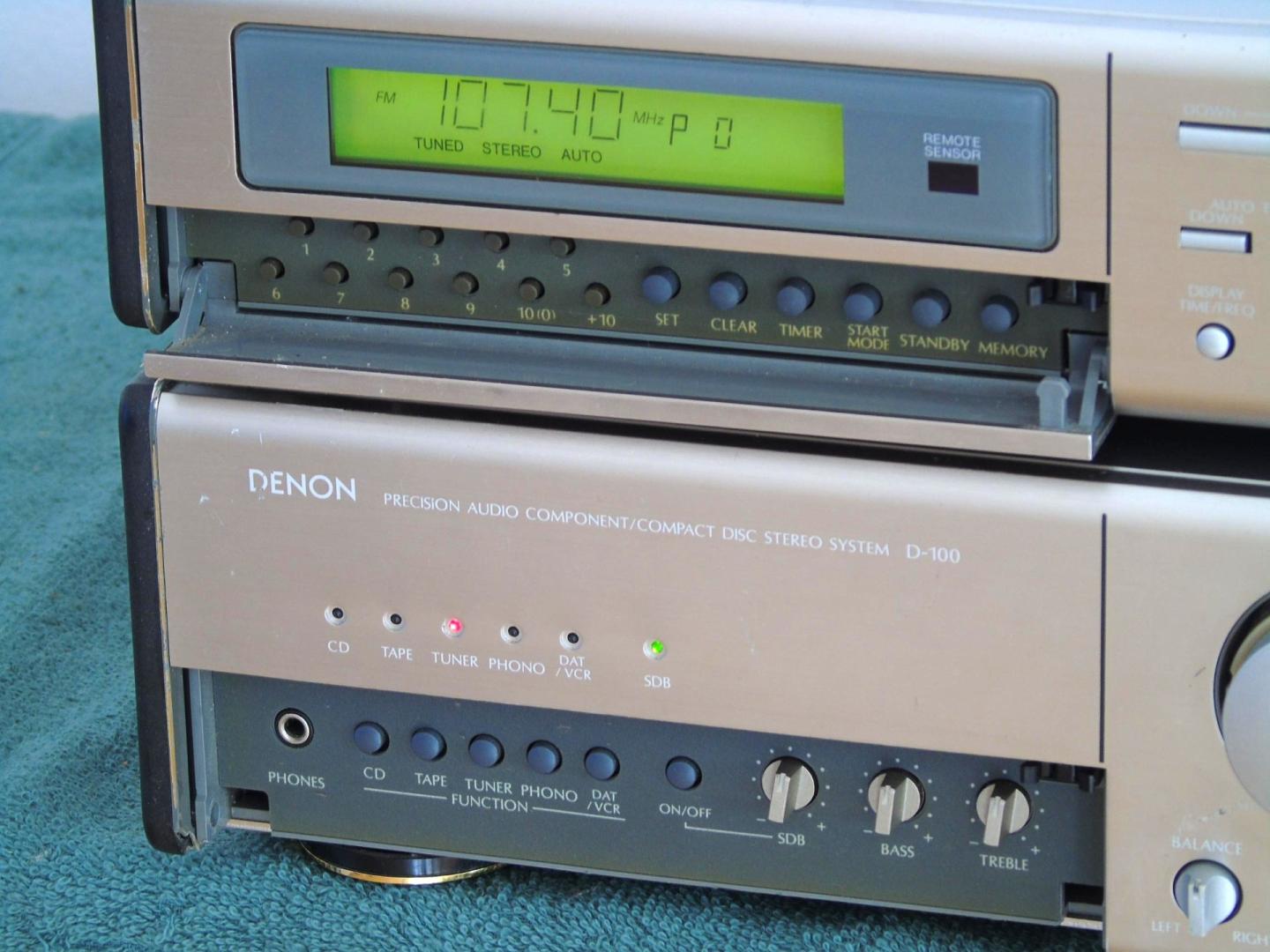 Wzmacniacz z radiem Denon seria UPA-100 UTU-100 sprawny. WYSYŁKA