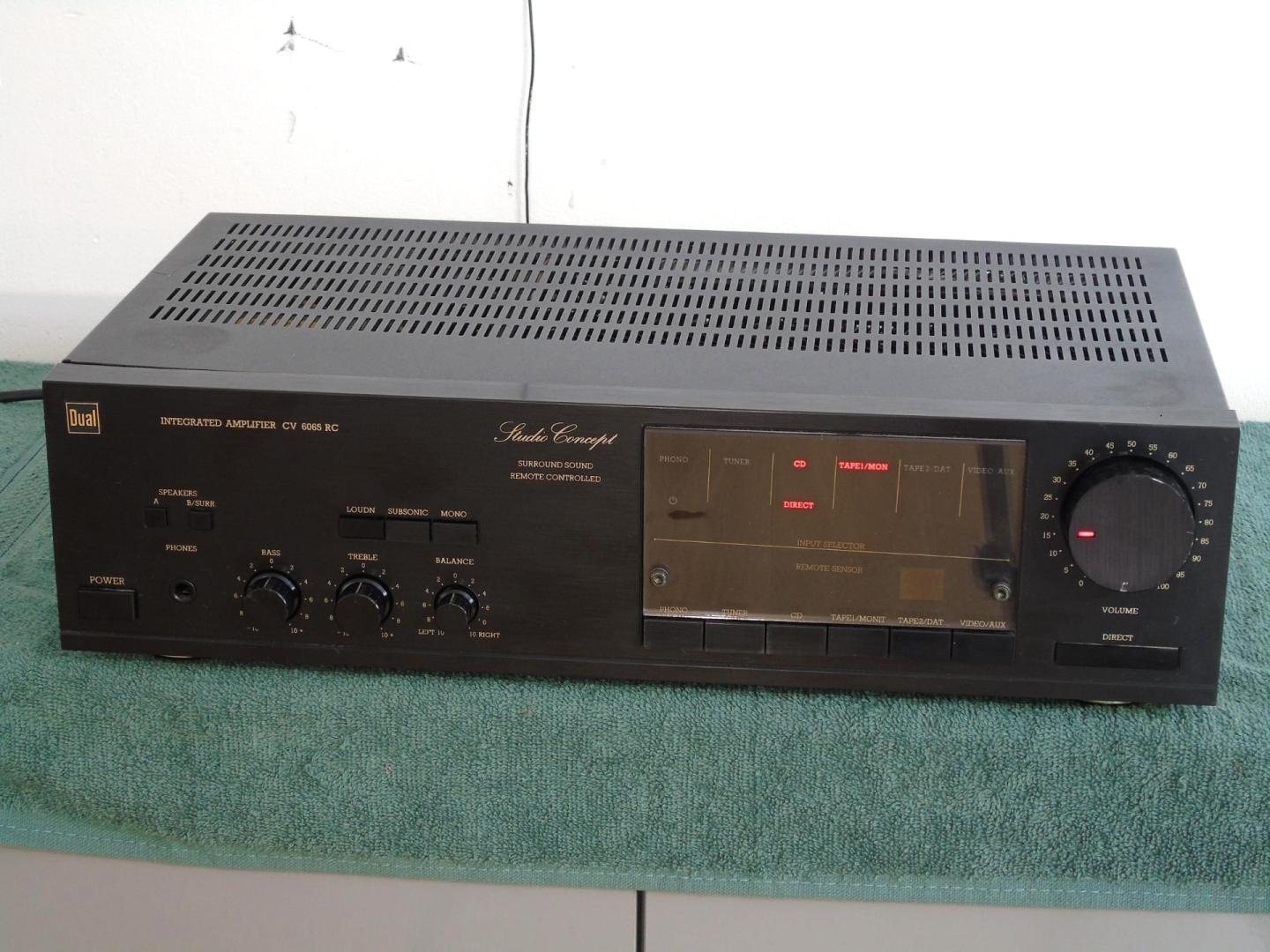 Wzmacniacz stereo Dual CV-6065 mocny i sprawny. WYSYŁKA