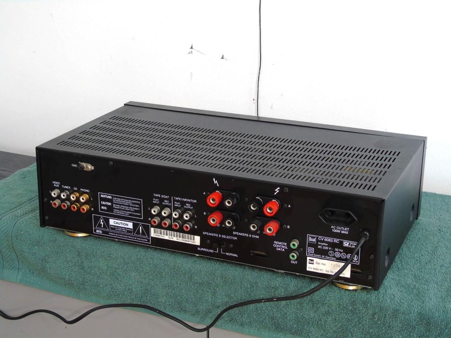 Wzmacniacz stereo Dual CV-6065 mocny i sprawny. WYSYŁKA