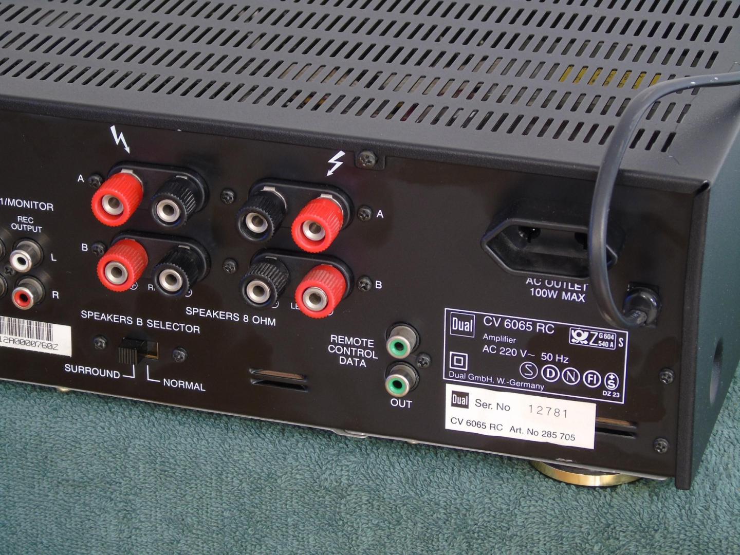 Wzmacniacz stereo Dual CV-6065 mocny i sprawny. WYSYŁKA