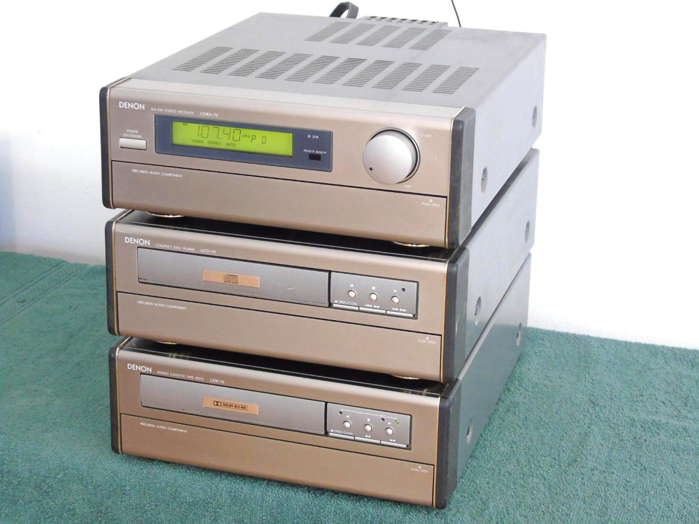 wieża denon amplituner cd mag aux phono. dostawa