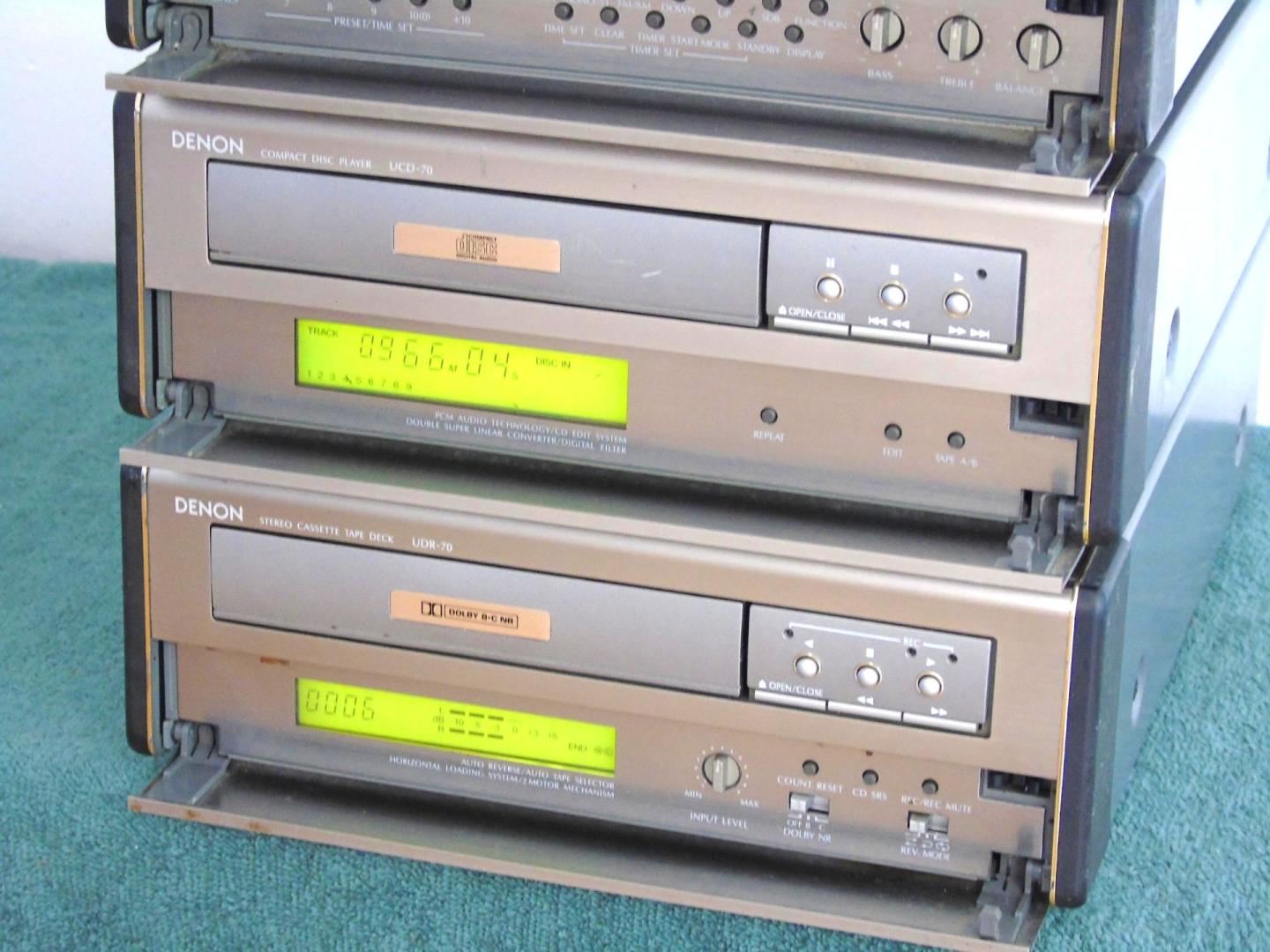 wieża denon amplituner cd mag aux phono. dostawa