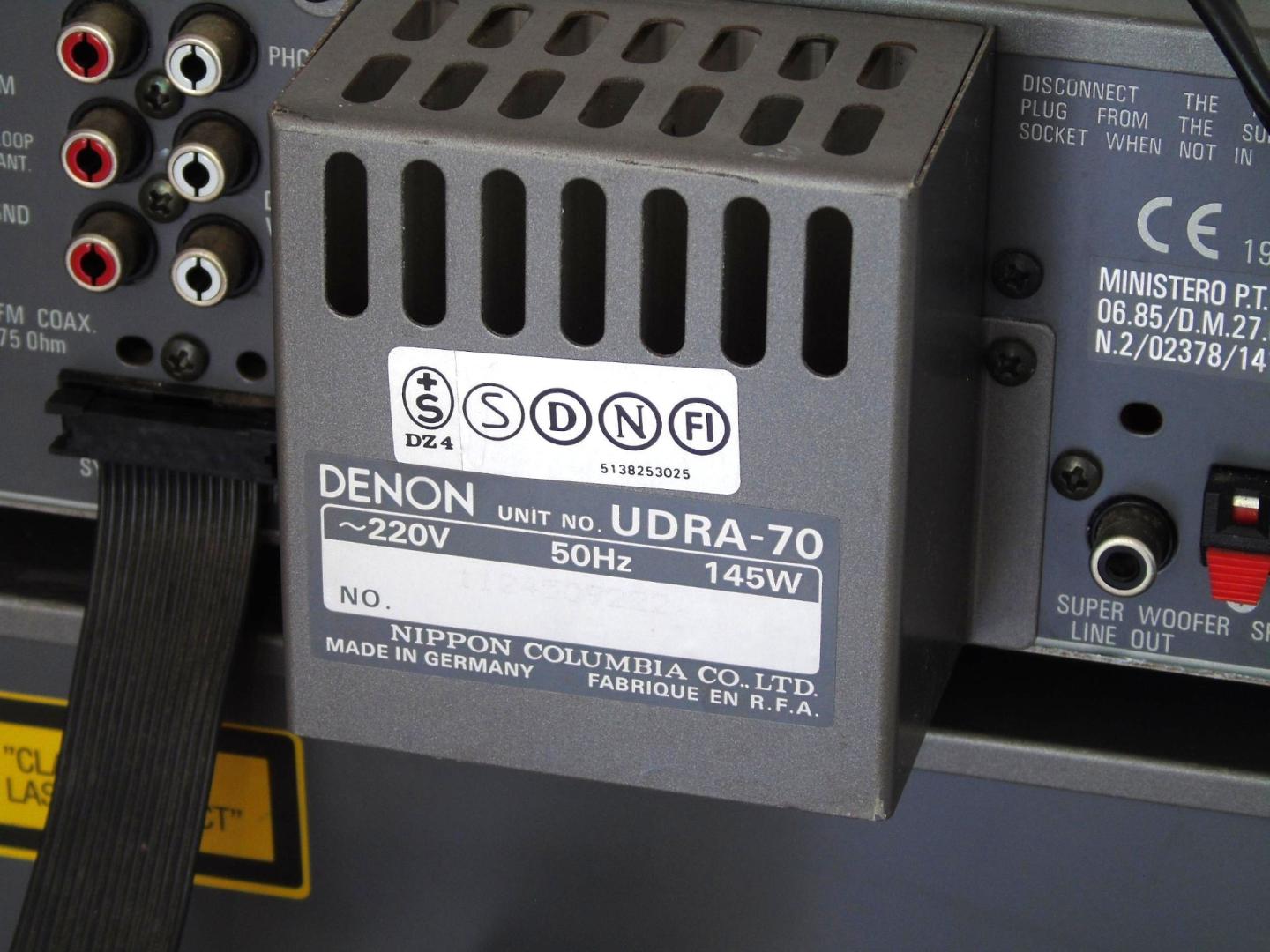 wieża denon amplituner cd mag aux phono. dostawa