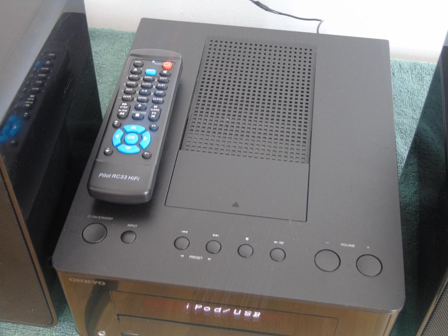 wieża onkyo pilot usb mp-3 cd rds aux kol. dostawa