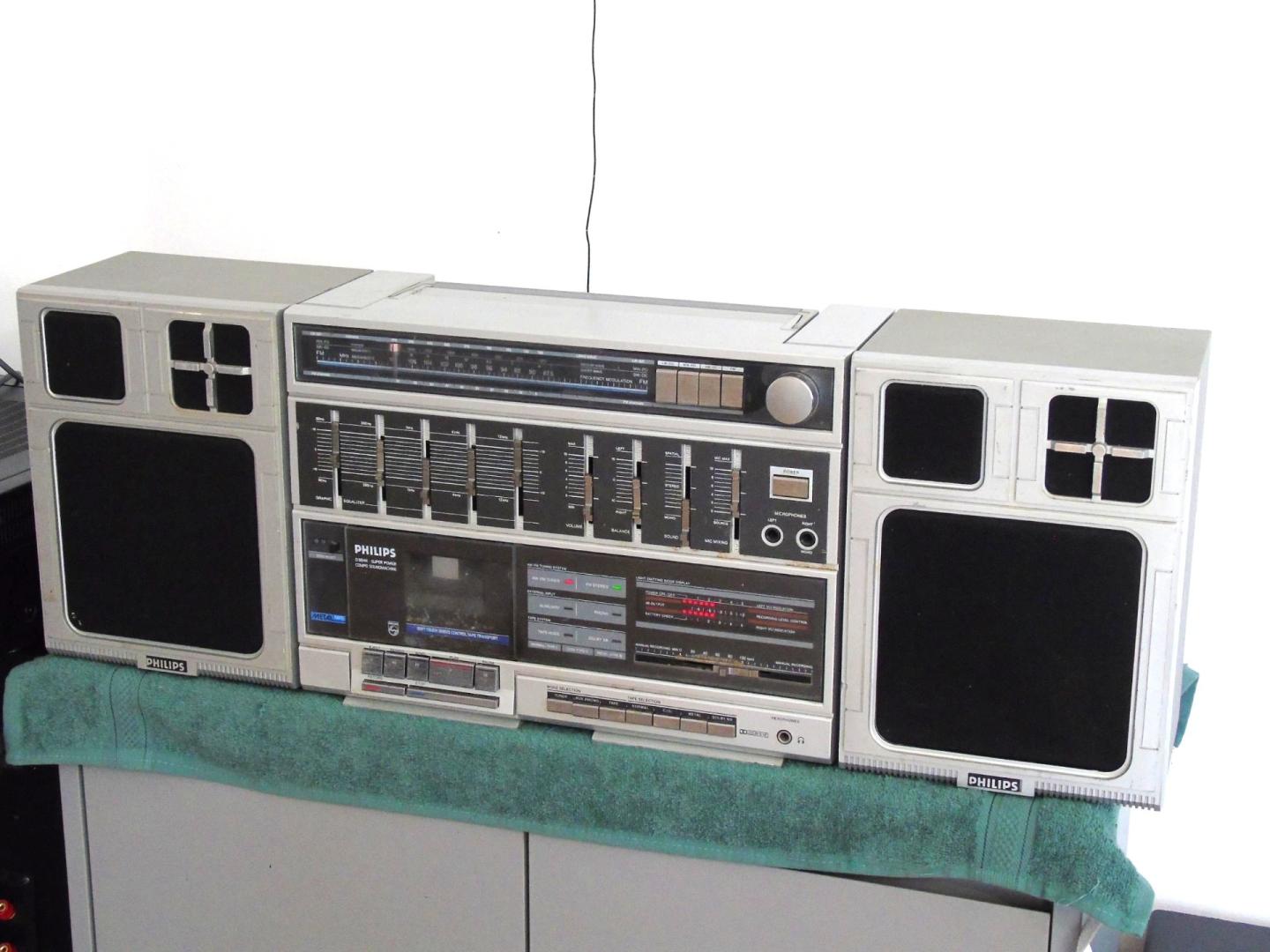 Radio magnetofon Philips D-8644 Vinage. DOSTAWA