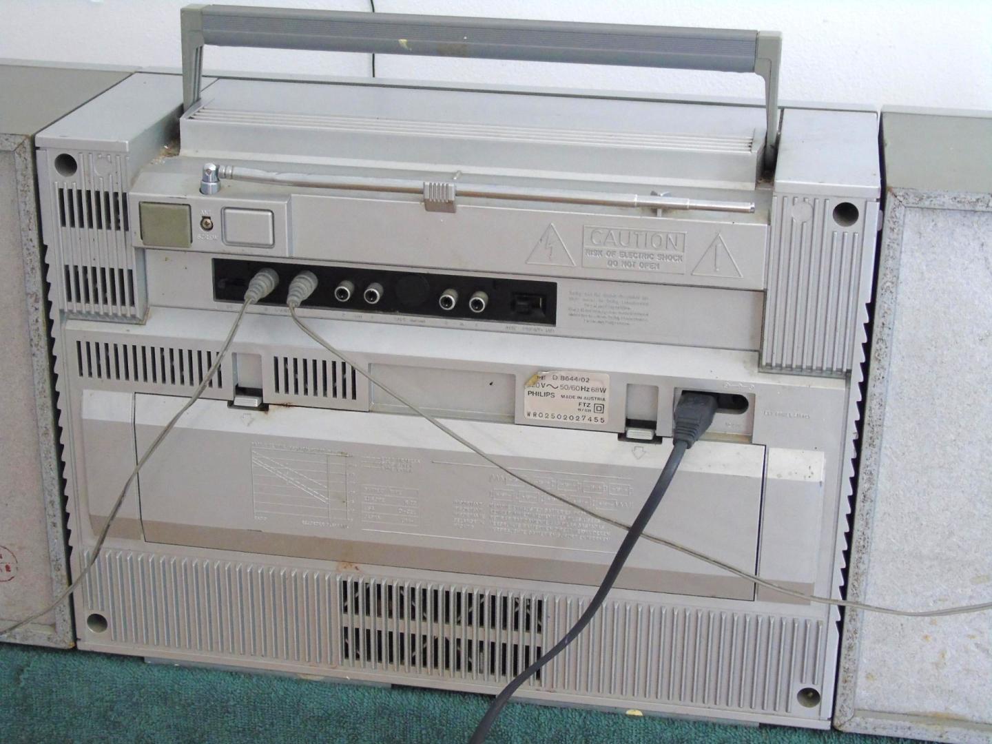 Radio magnetofon Philips D-8644 Vinage. DOSTAWA