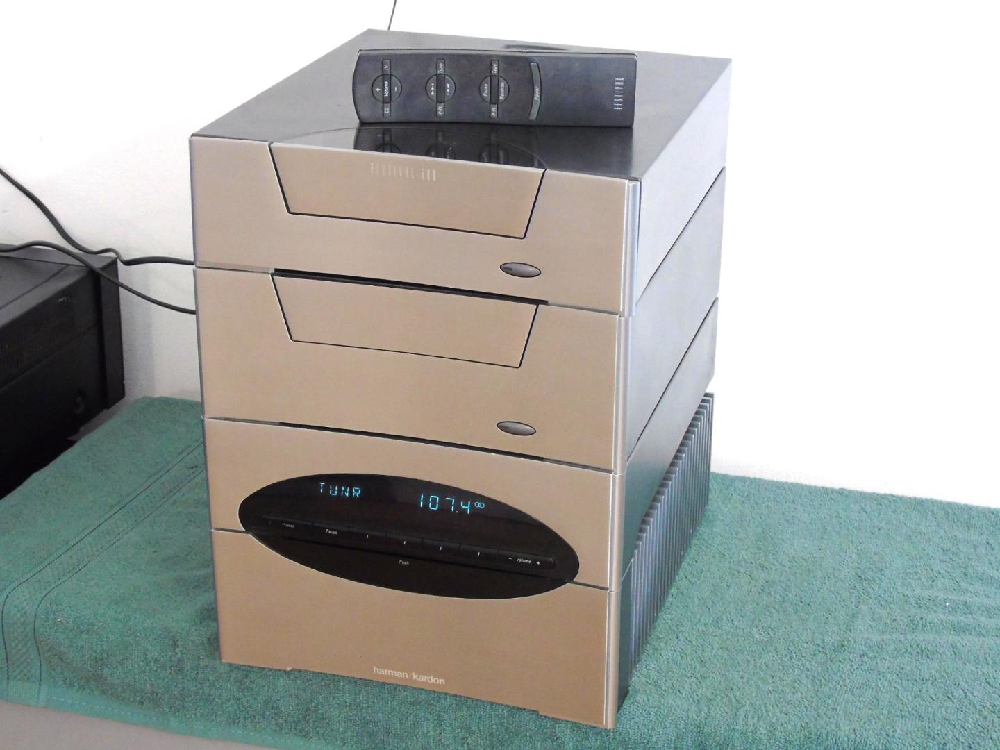 wieża harman kardon pilot wzmacniacz radio cd mag aux. dostawa