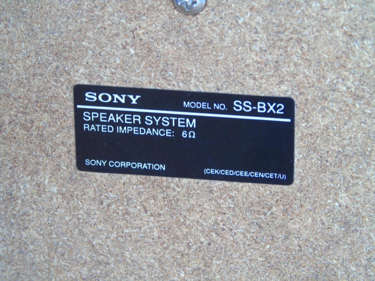 kolumny sony ss-bx2 mocne i sprawne. dostawa