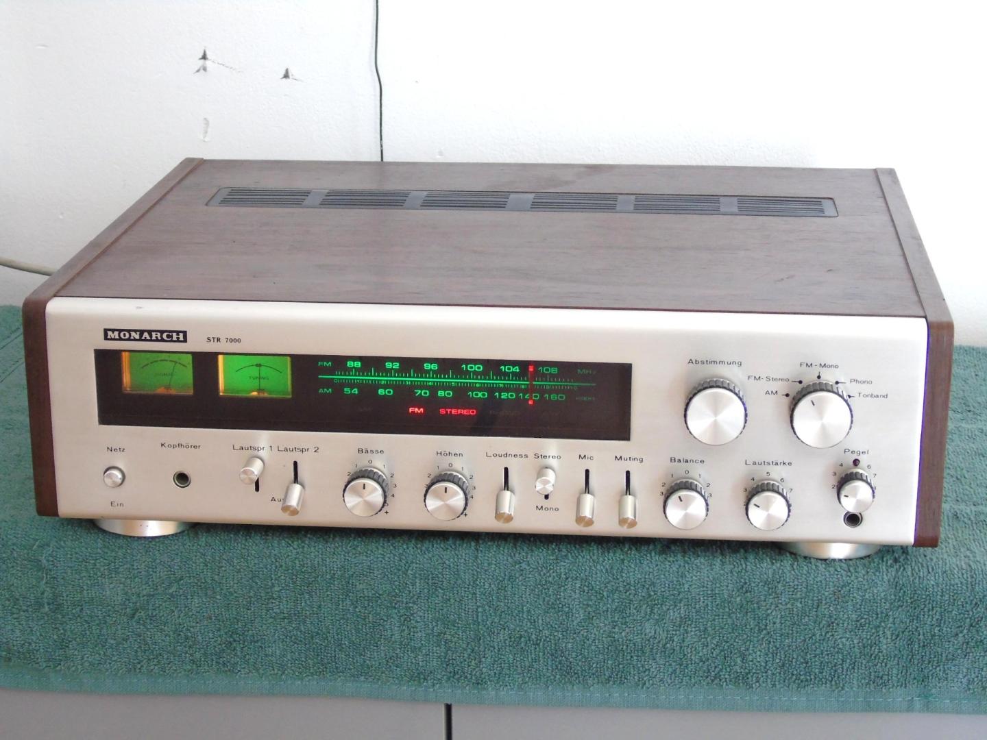 amplituner monarch str 7000 japan vintage. dostawa