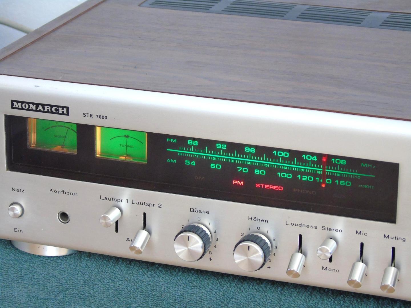 amplituner monarch str 7000 japan vintage. dostawa