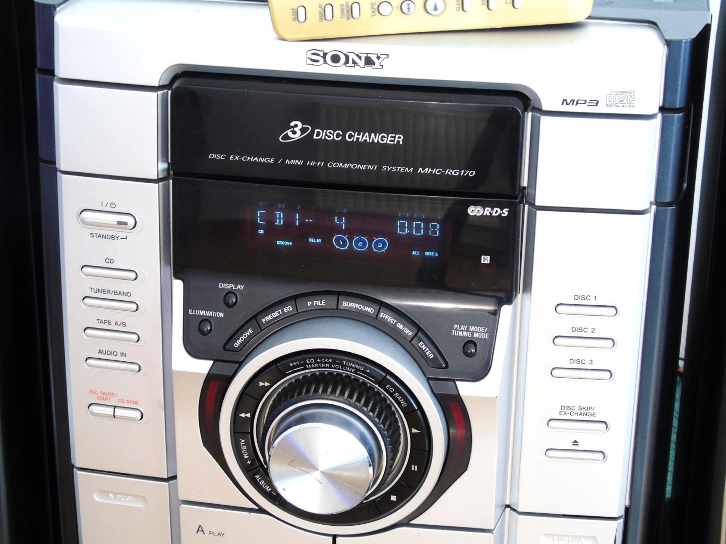 wieża sony hcd-rg170 pilot kolumny sprawna. dostawa.