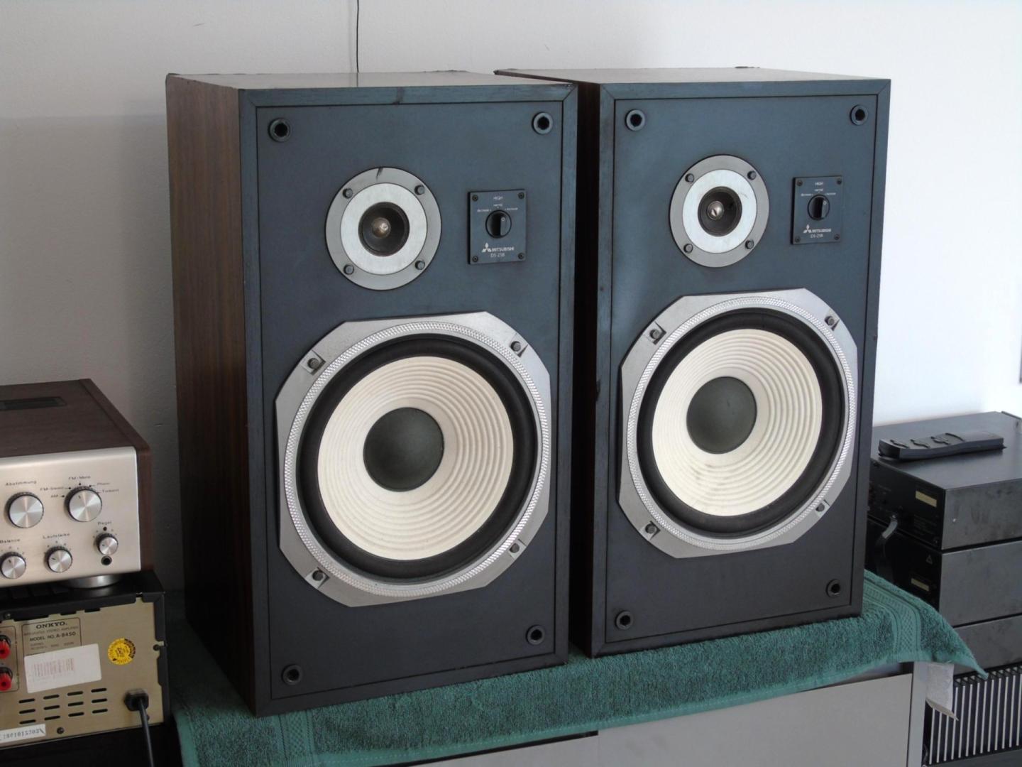 Kolumny Mitsubishi DS-25B świetne stereo Vintage. DOSTAWA.