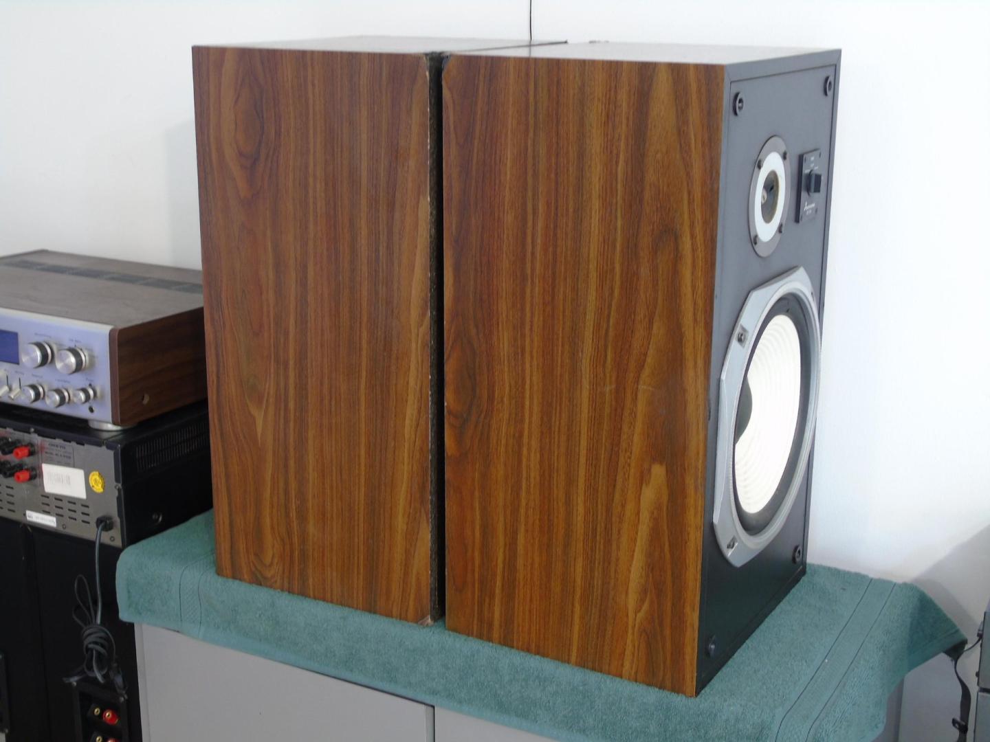 Kolumny Mitsubishi DS-25B świetne stereo Vintage. DOSTAWA.