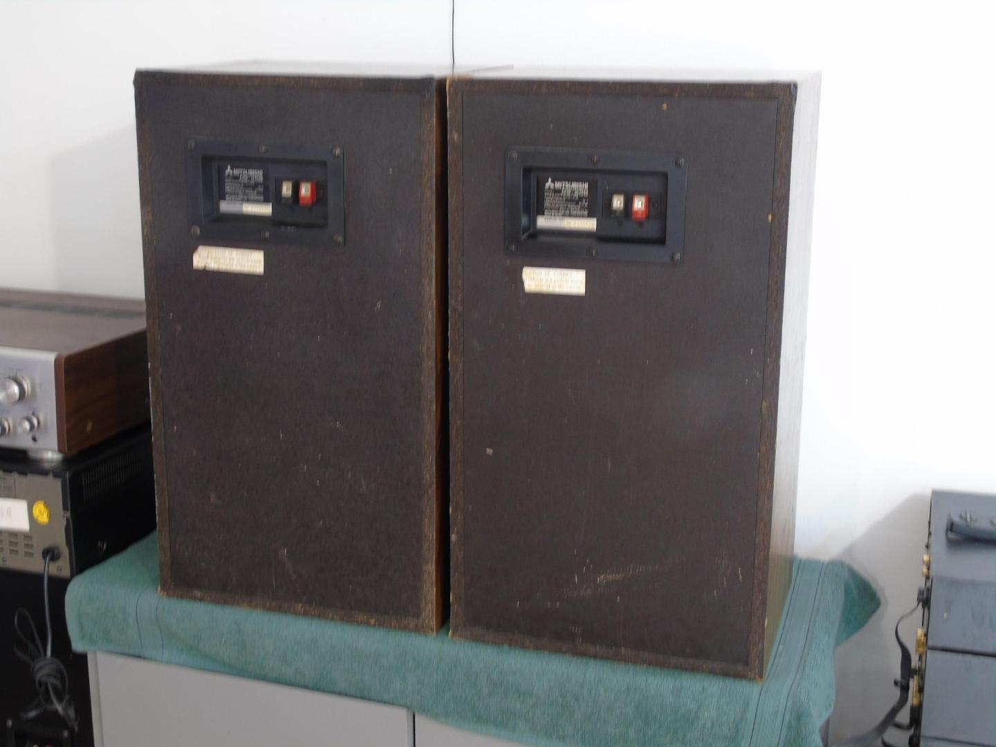 Kolumny Mitsubishi DS-25B świetne stereo Vintage. DOSTAWA.