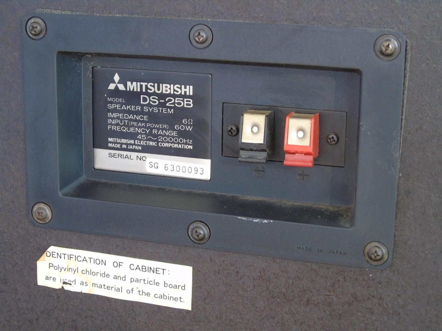 Kolumny Mitsubishi DS-25B świetne stereo Vintage. DOSTAWA.