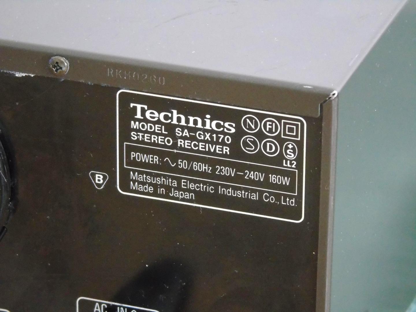 Amplituner Technics SA-GX 170 sprawny i mocny. DOSTAWA