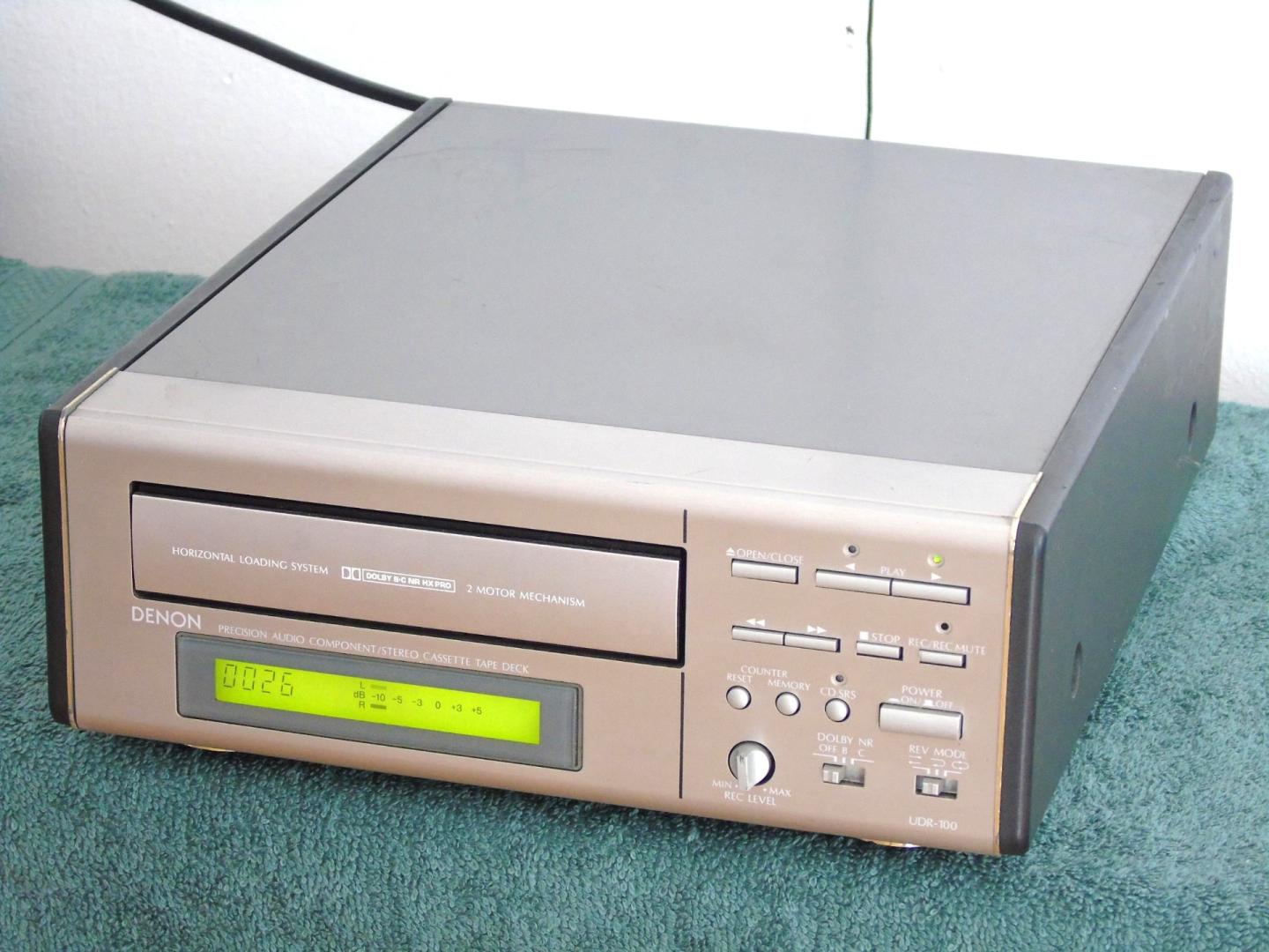 magnetofon denon udr-100 działa , ładny. wysyłka.