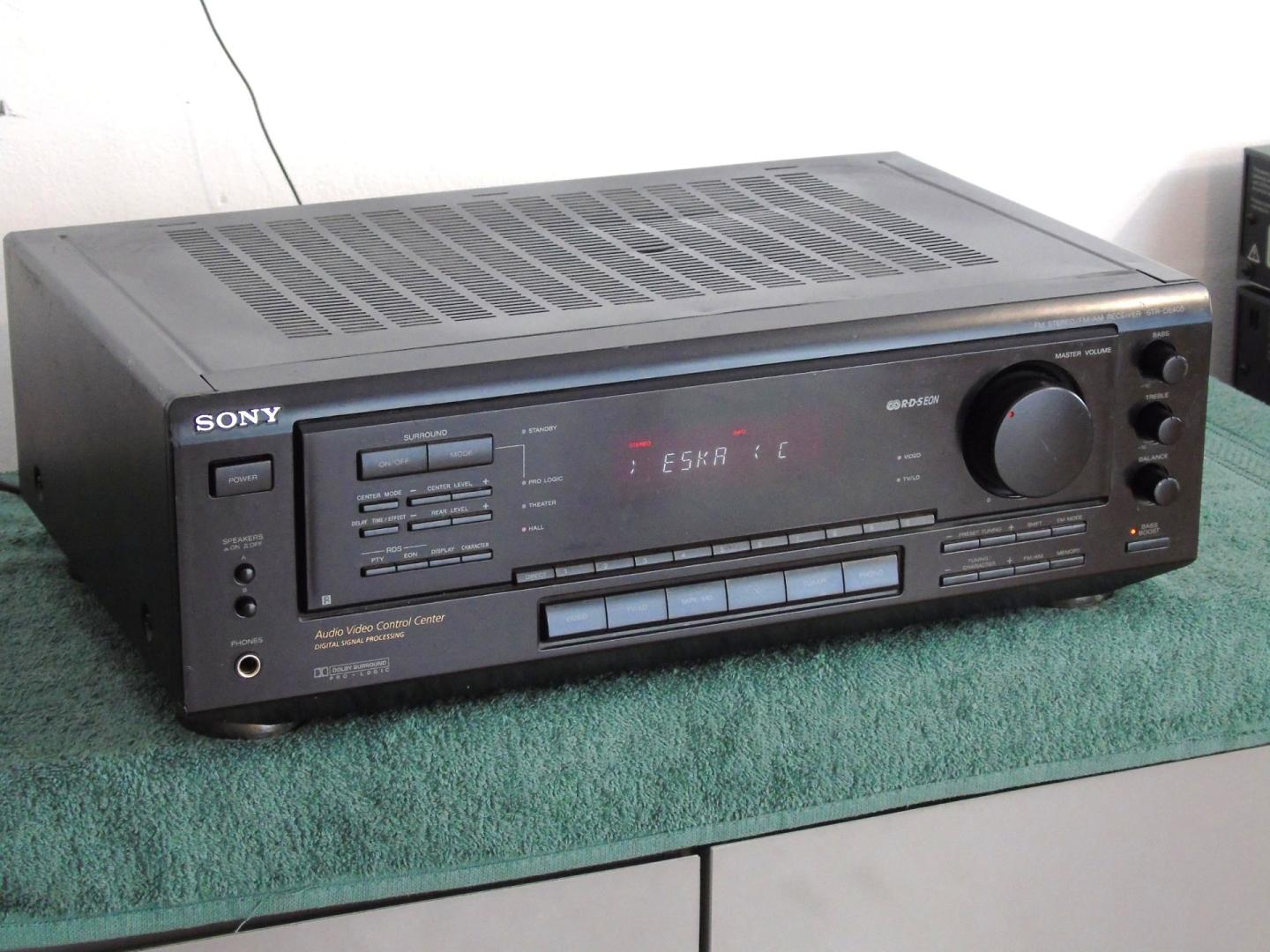 amplituner sony str-de405 rds sprawny i mocny 2x 120 wat. dostawa